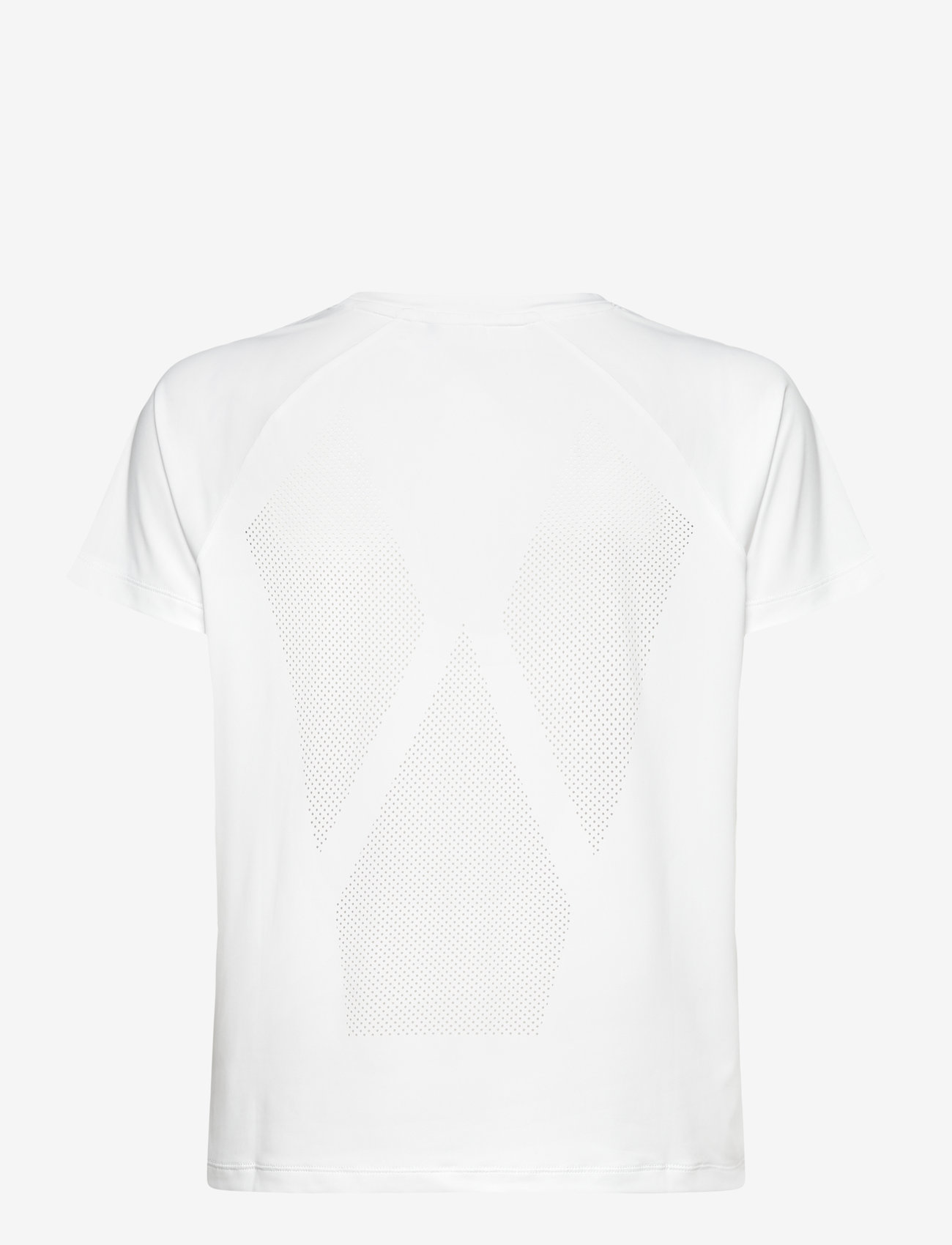 Craft - Adv Tone Perforated Tee W - t-shirts - white - 1