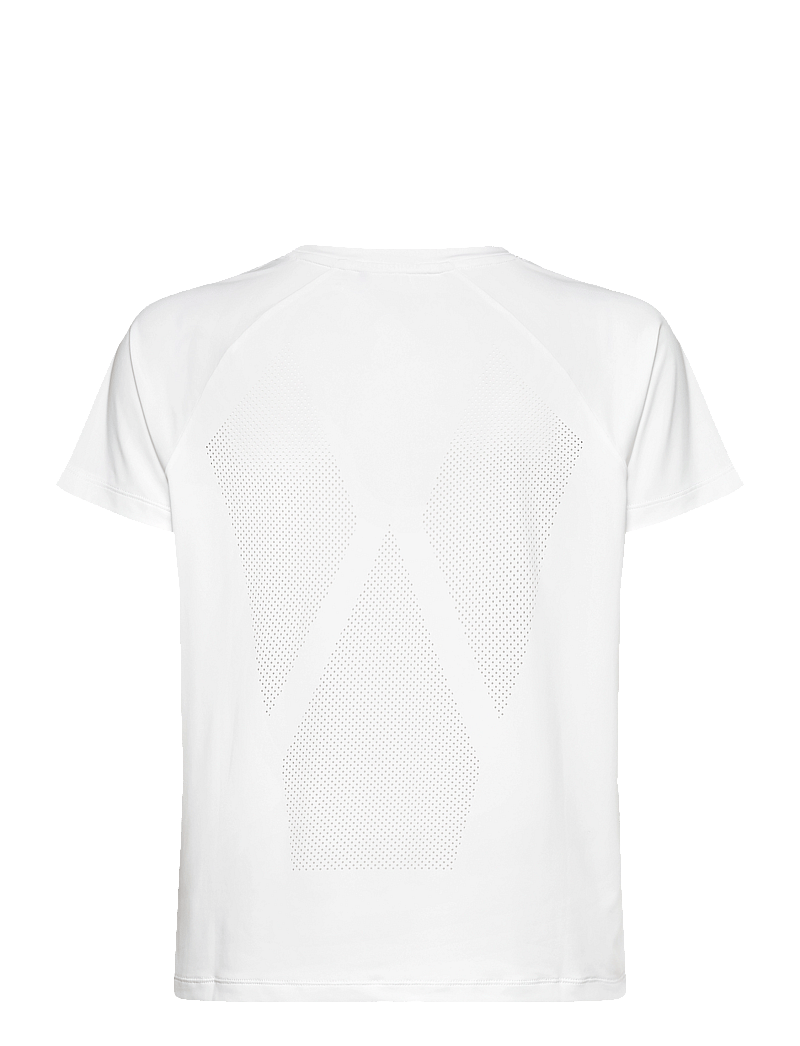 Craft - Adv Tone Perforated Tee W - t-shirts - white - 1