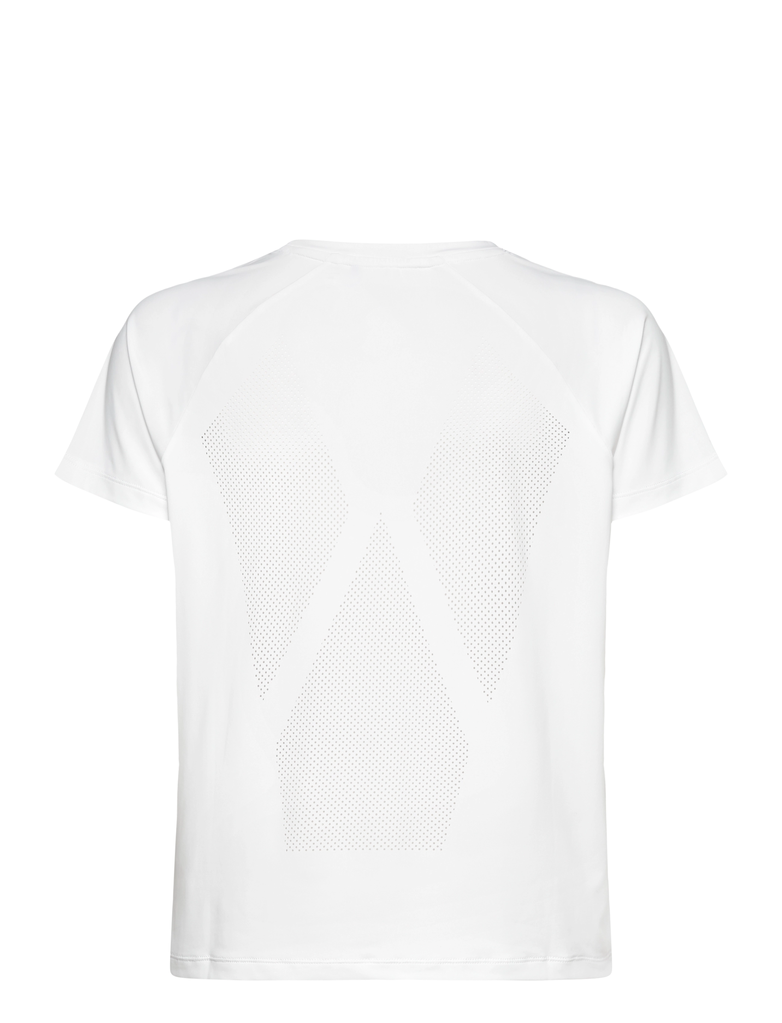 Craft - Adv Tone Perforated Tee W - t-shirts - white - 1