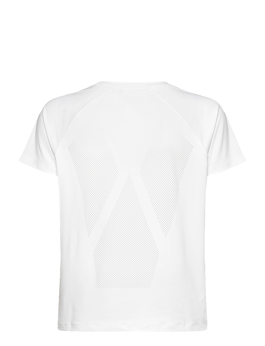 Craft - Adv Tone Perforated Tee W - t-shirts - white - 1