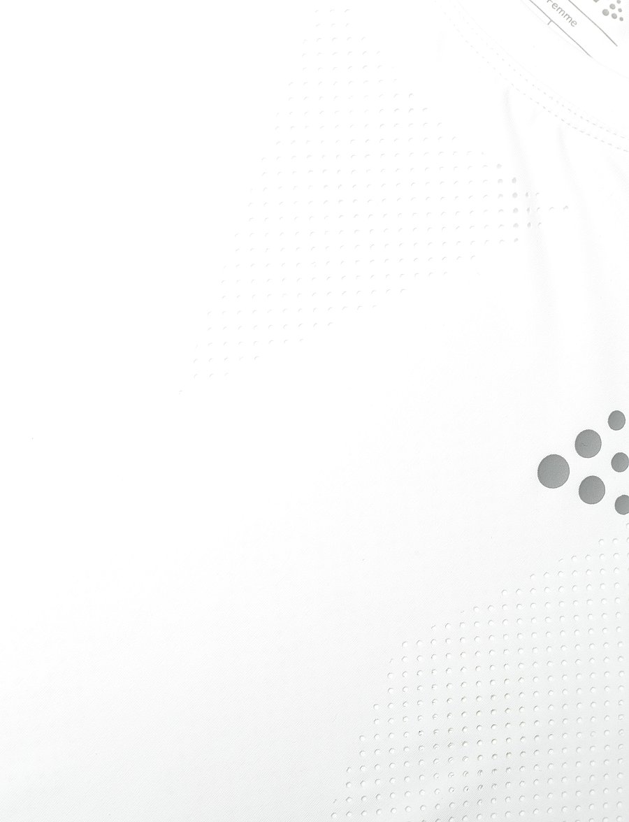 Craft - Adv Tone Perforated Tee W - t-shirts - white - 2