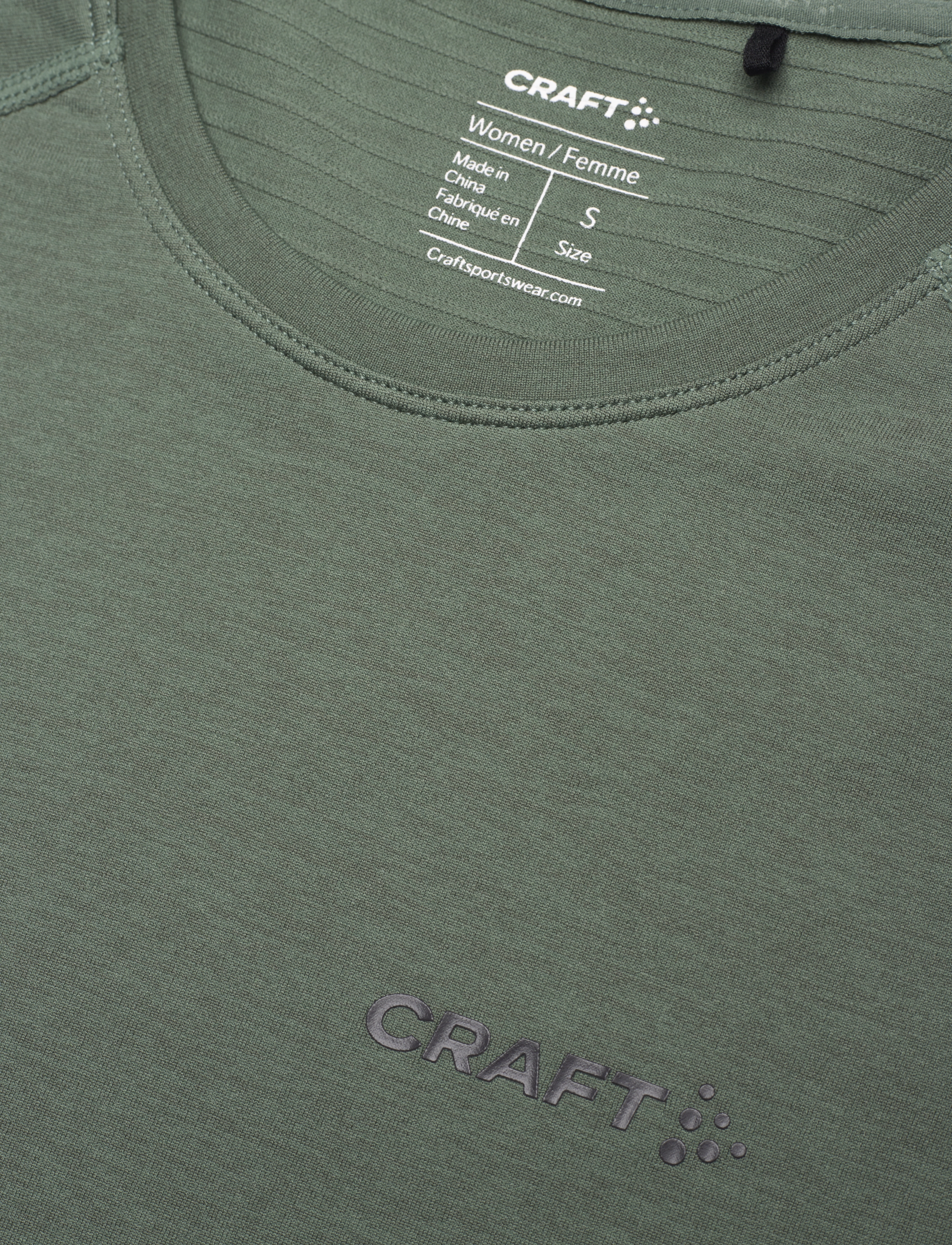 Craft - Core Dry Active Comfort Ss W - t-shirts - moss - 4