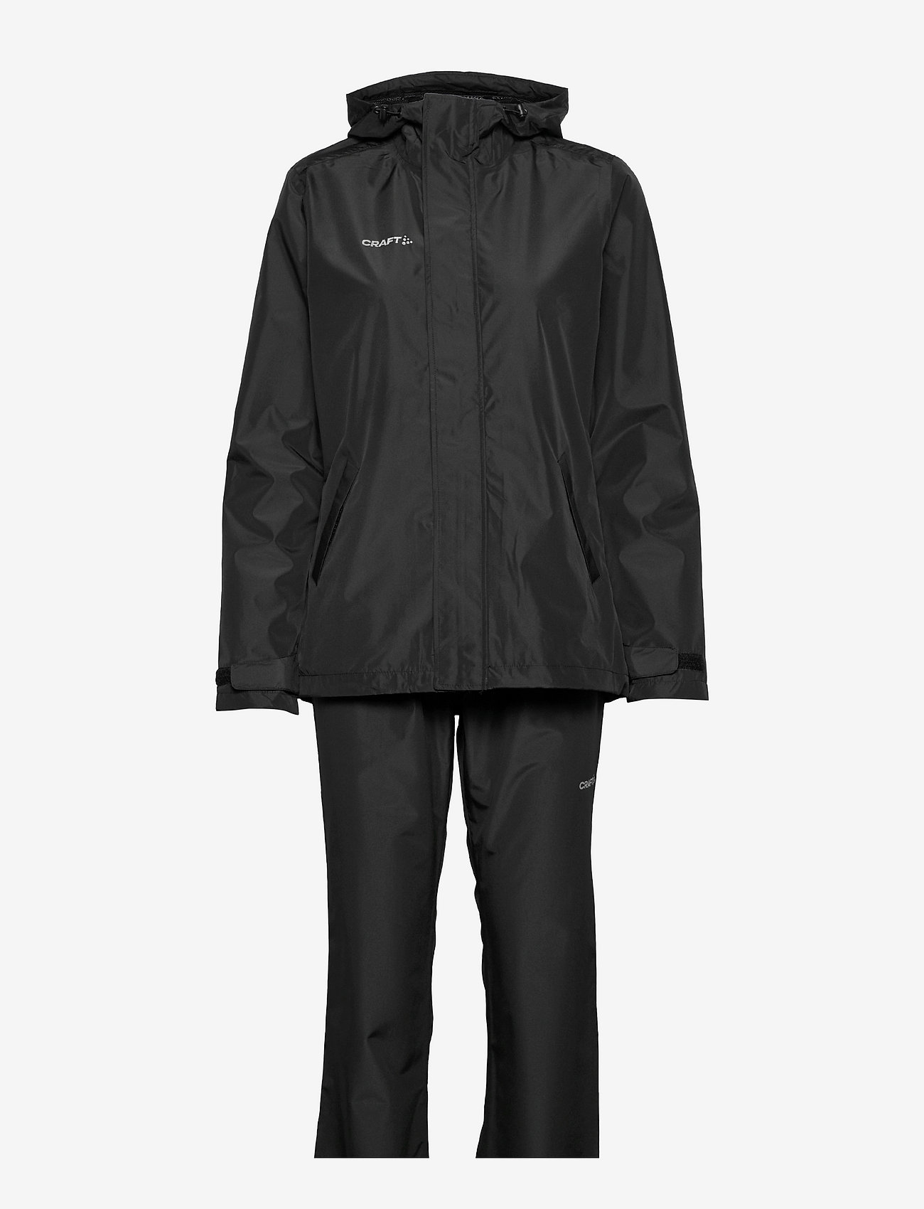 Craft - CORE EXPLORE RAIN SET W - rain coats - black - 0
