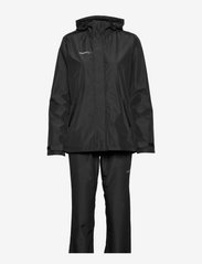 Craft - CORE EXPLORE RAIN SET W - outdoor & rain jackets - black - 1