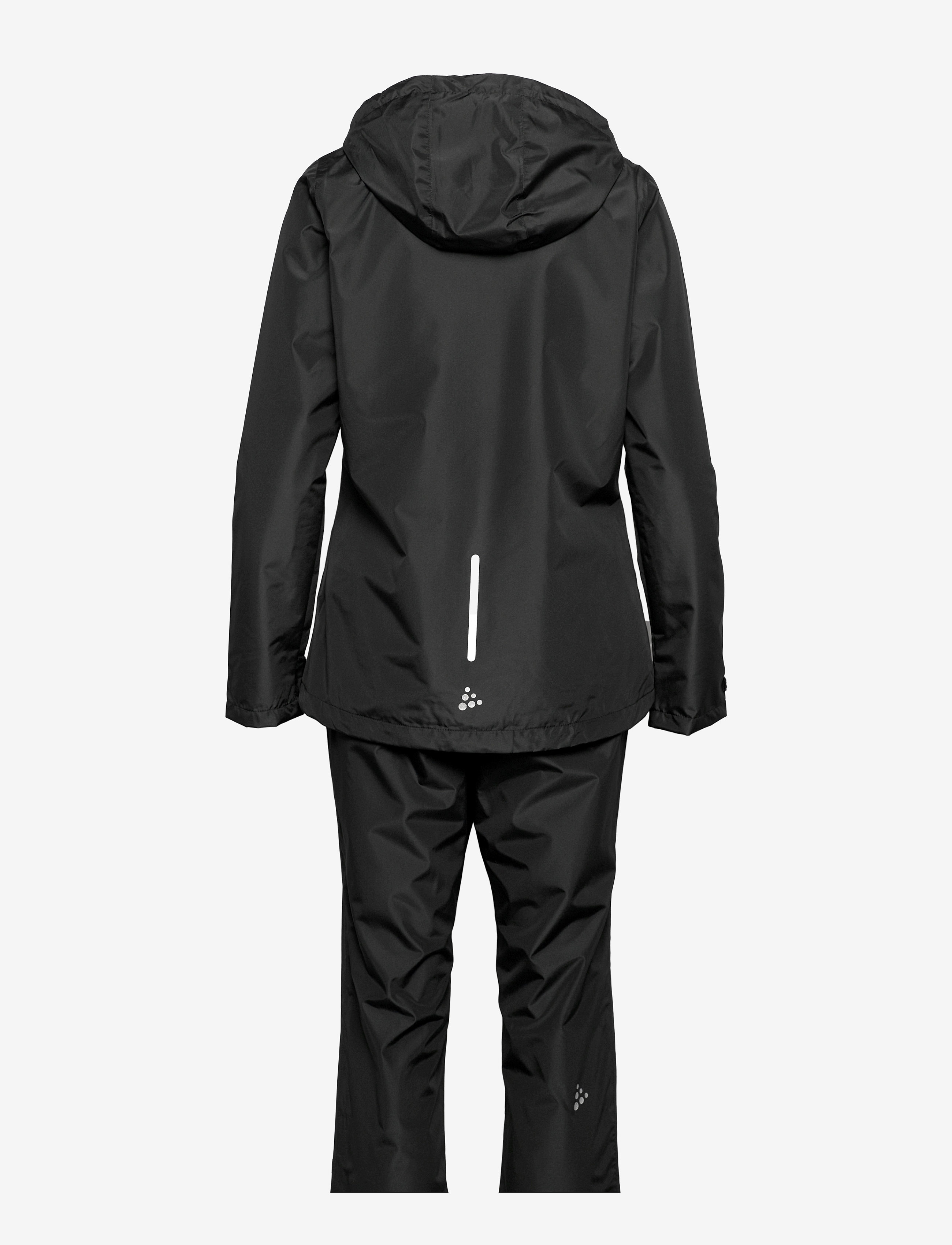 Craft - CORE EXPLORE RAIN SET W - regenmäntel - black - 2