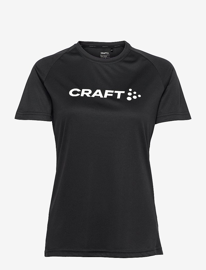 Craft - Core Essence Logo Tee W - t-shirts - black - 1