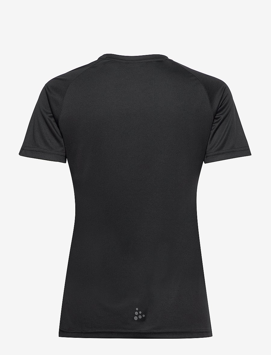 Craft - Essence Logo Tee W - alussärgid ja t-särgid - black - 2