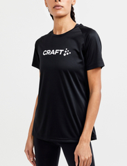 Craft - Core Unify Logo Tee W - t-shirts - black - 2