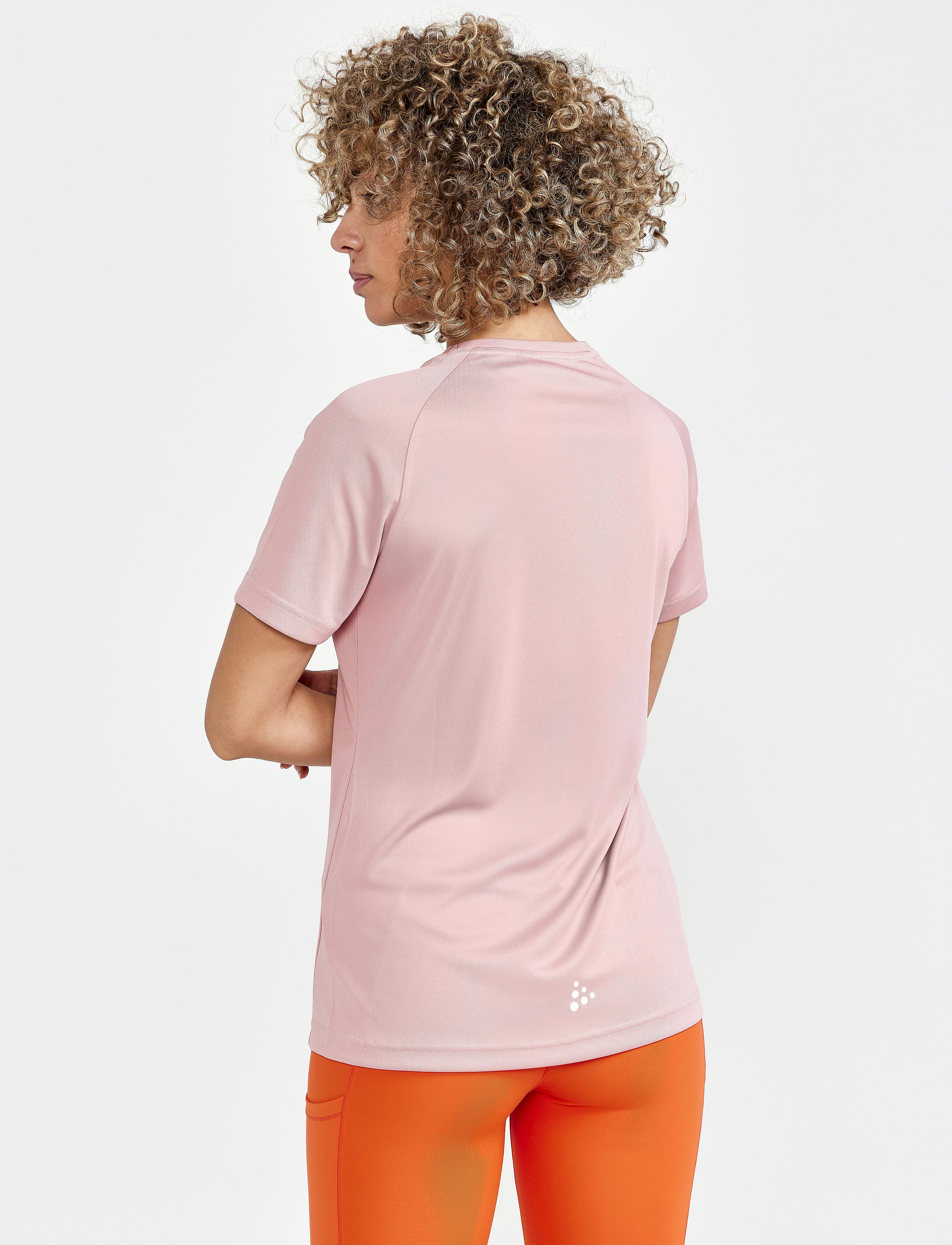Craft - Core Essence Logo Tee W - t-shirts - bleikur - 3