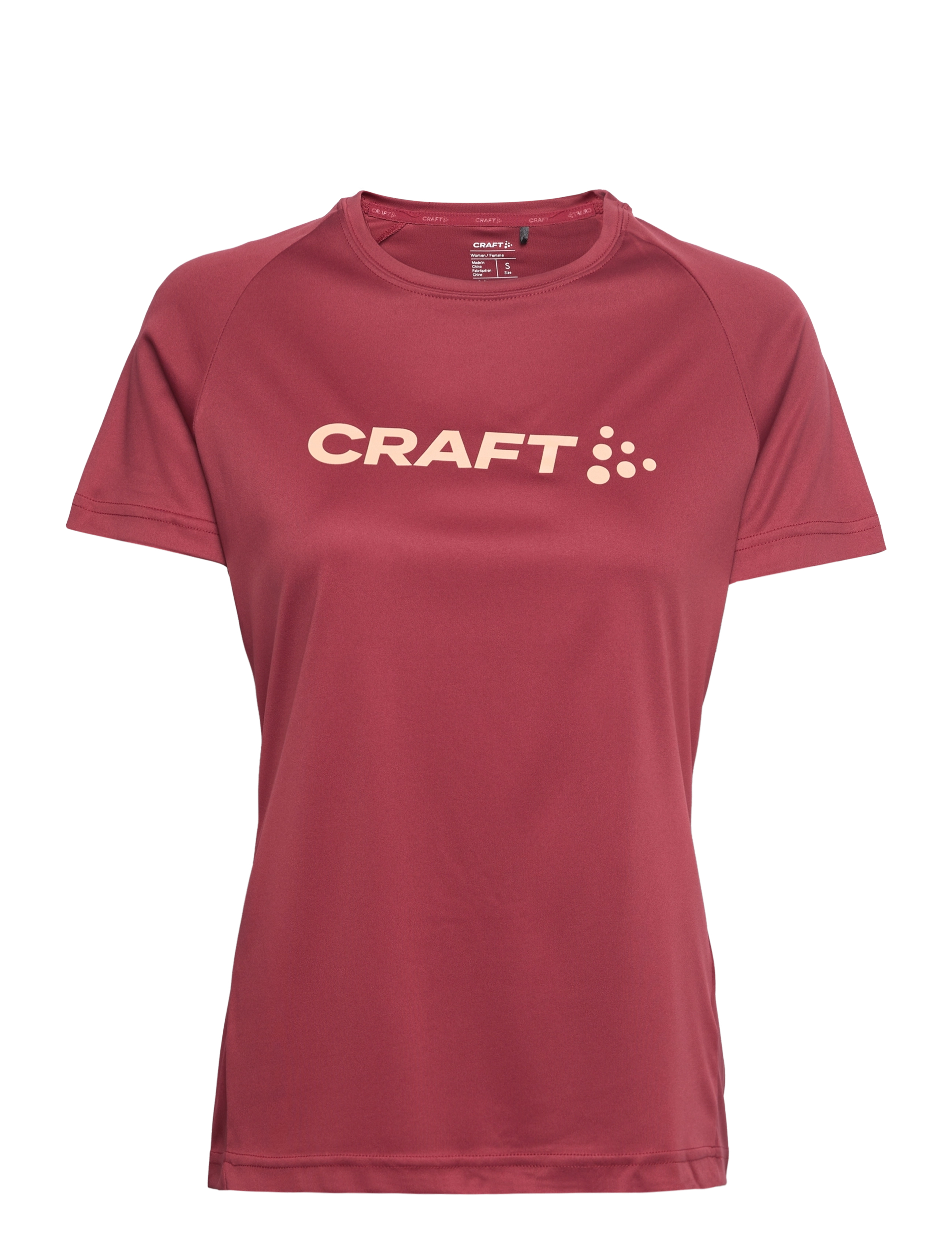 Craft Core Essence Logo Tee W - Craft - DK ASTRO / red