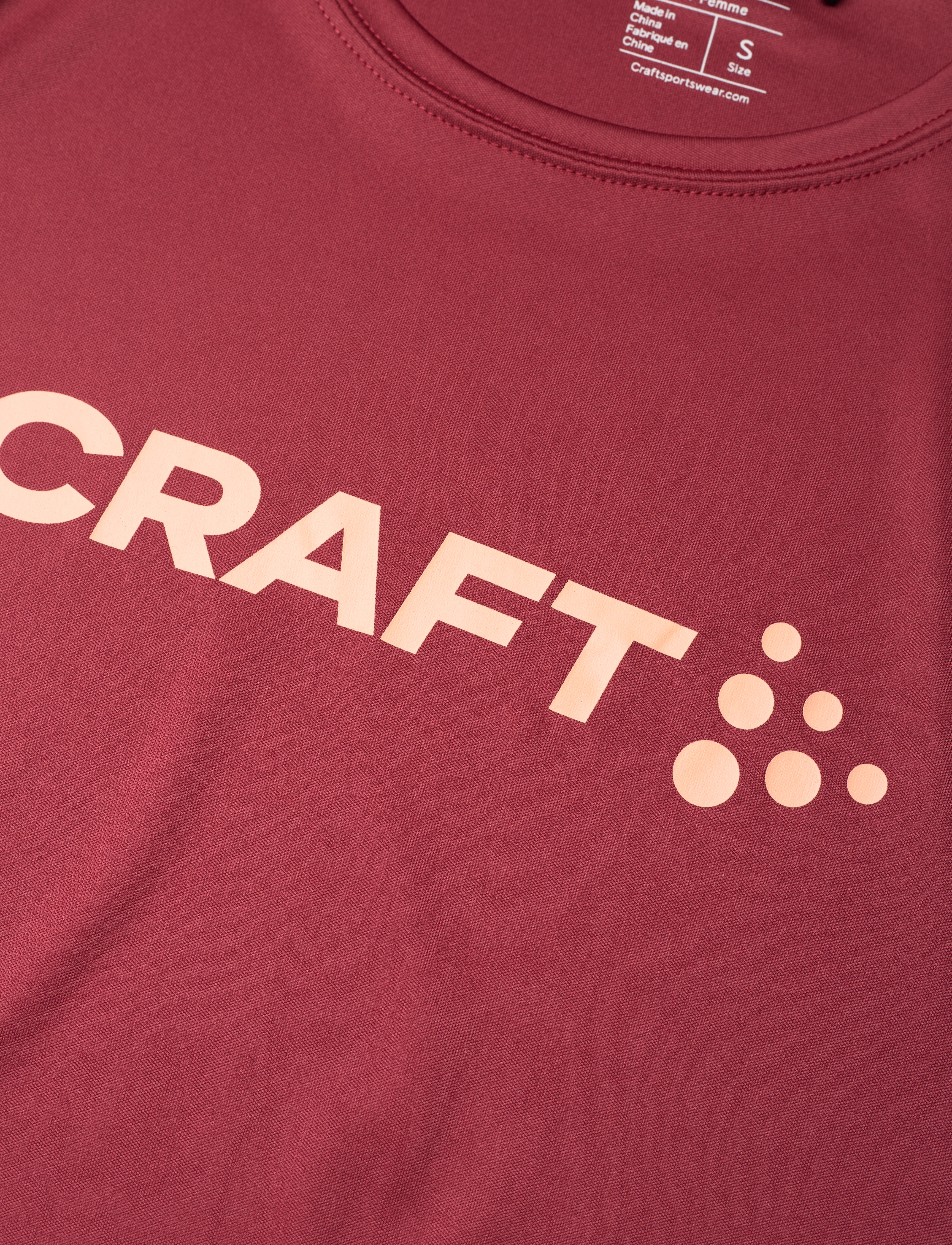Craft - Core Essence Logo Tee W - t-shirts - dk astro - 2