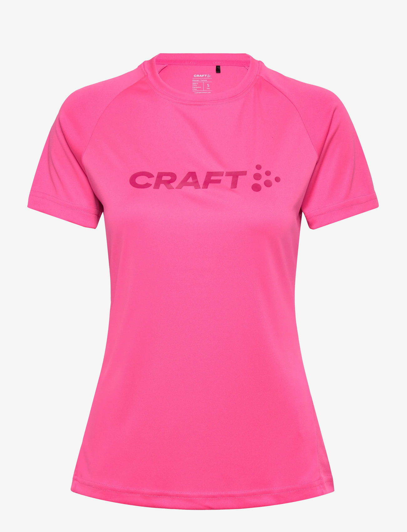 Craft - Core Essence Logo Tee W - t-shirts - fuchsia - 0