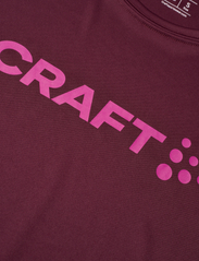 Craft - Core Unify Logo Tee W - t-shirts - punsch - 5