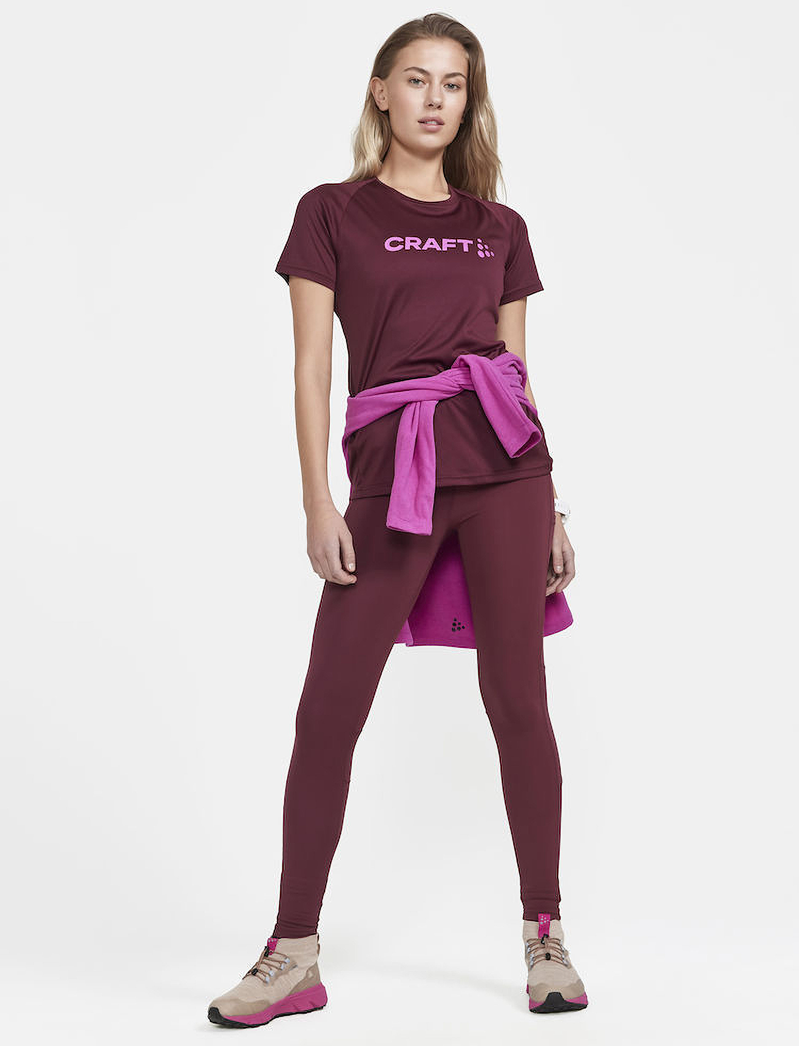 Craft - Core Essence Logo Tee W - laagste prijzen - punsch - 4