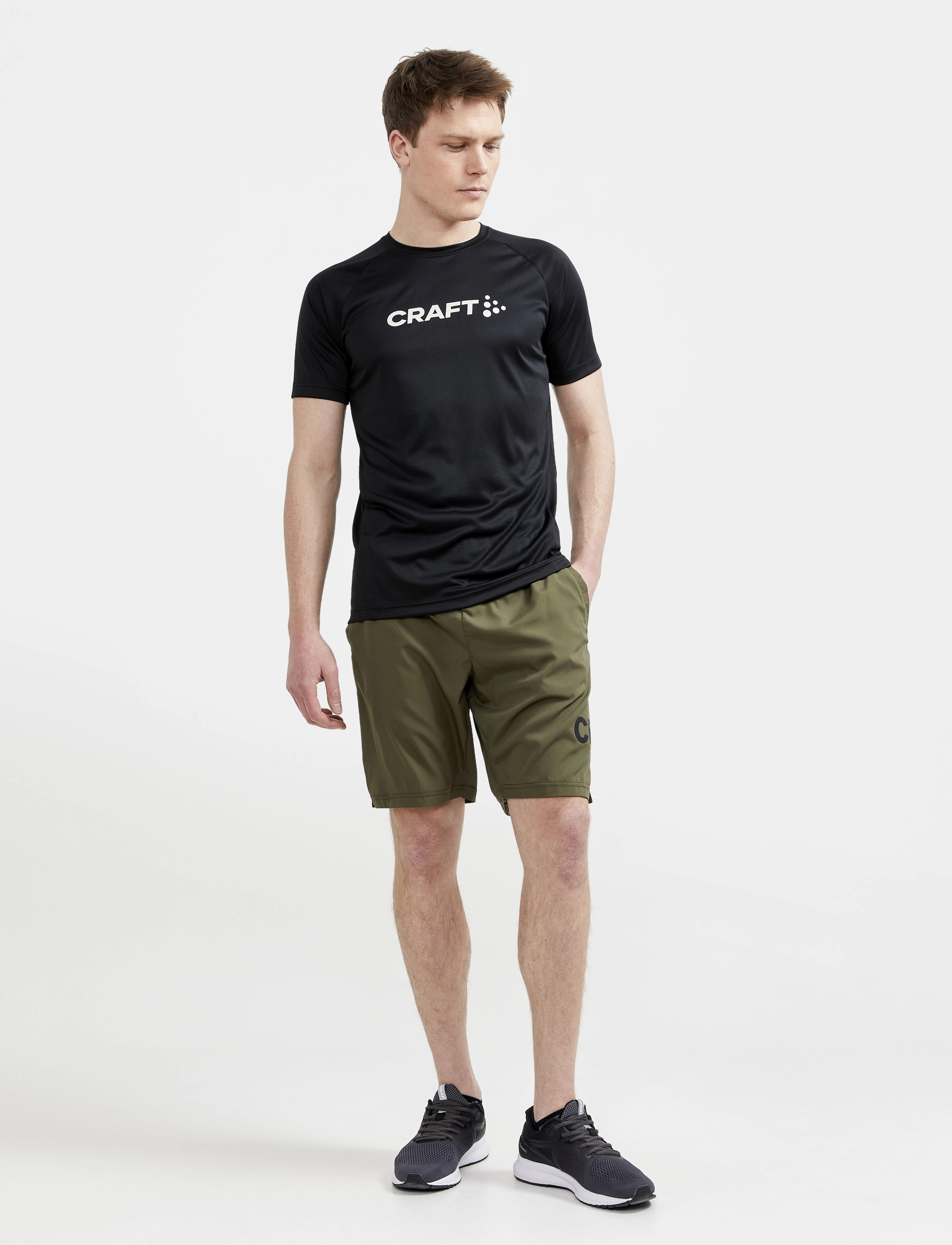 Craft - Core Essence Logo Tee M - t-shirts - black - 4
