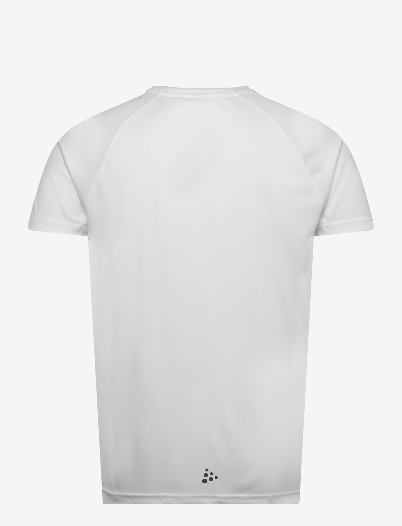 Craft - Core Essence Logo Tee M - t-shirts - white/granite - 1