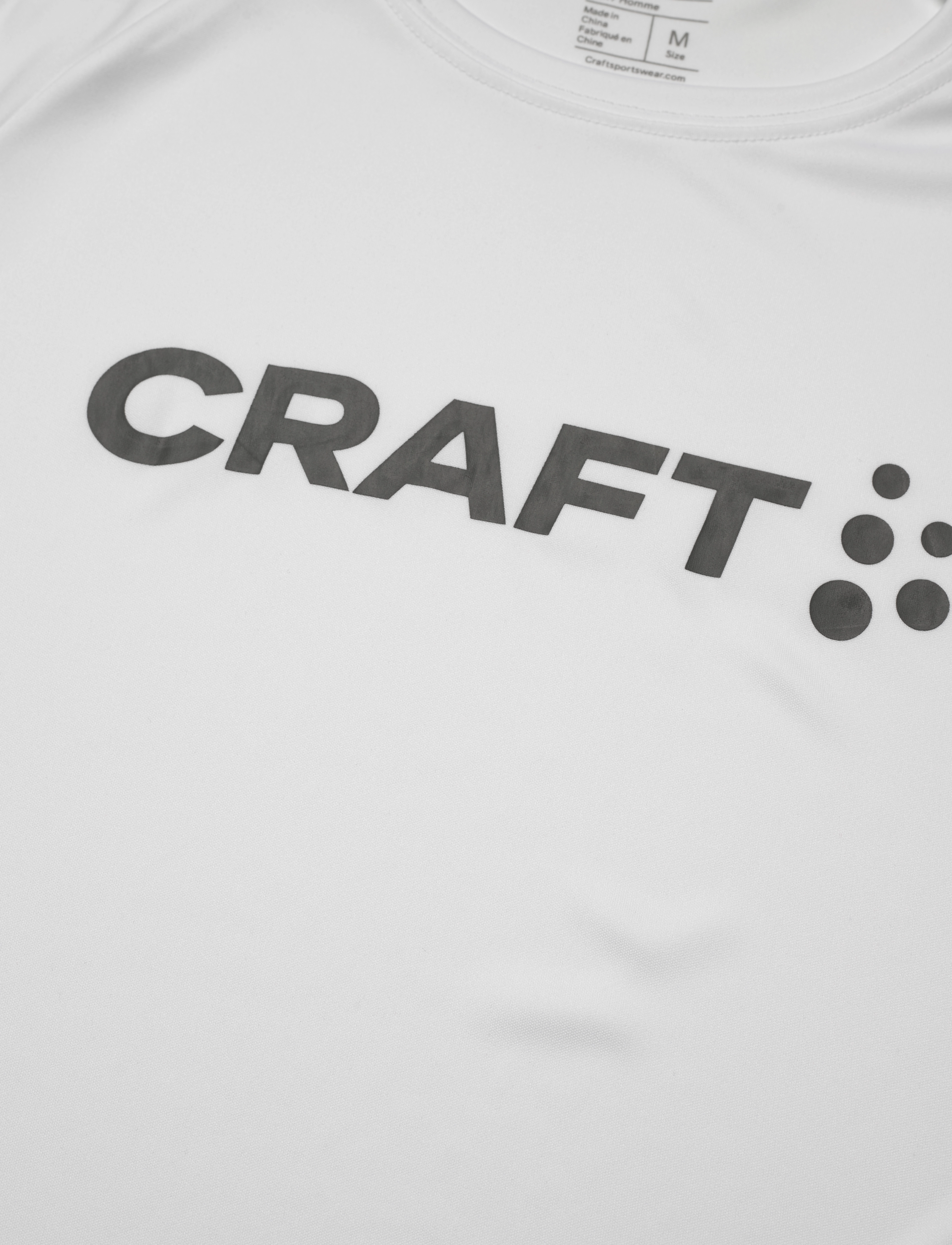 Craft - Core Essence Logo Tee M - tops & t-shirts - white/granite - 2