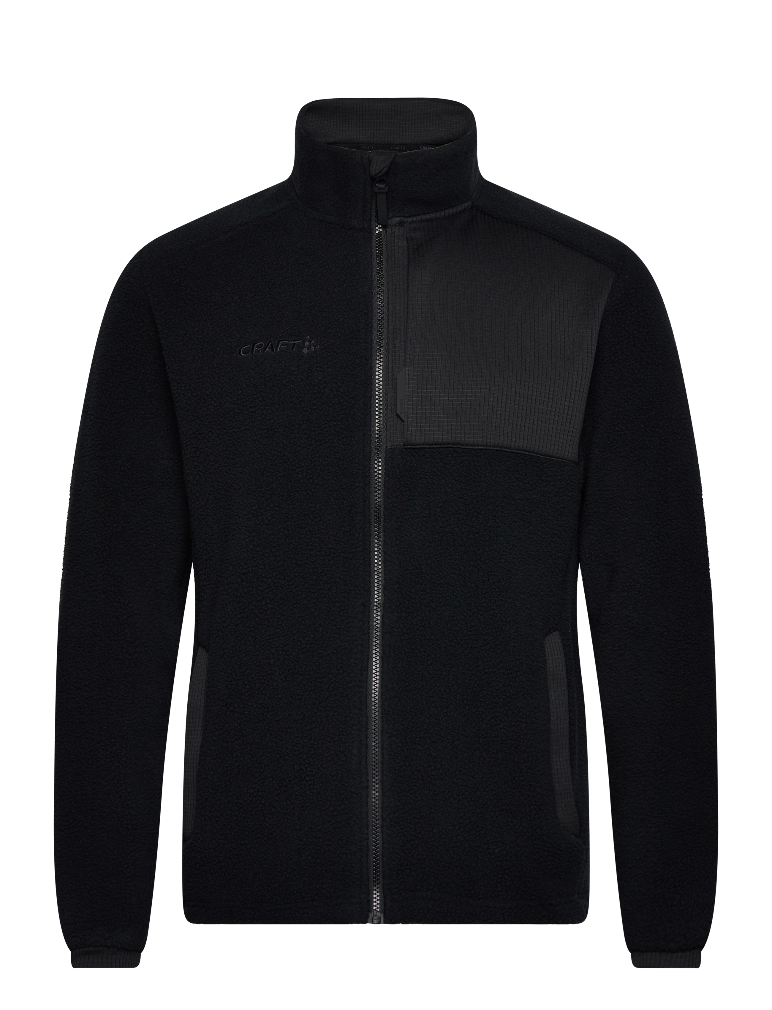 Craft Adv Explore Pile Fleece Jacket M, Sweatshirts & Hoodies, Schwarz - Fleeces Midlayers, Männerswear