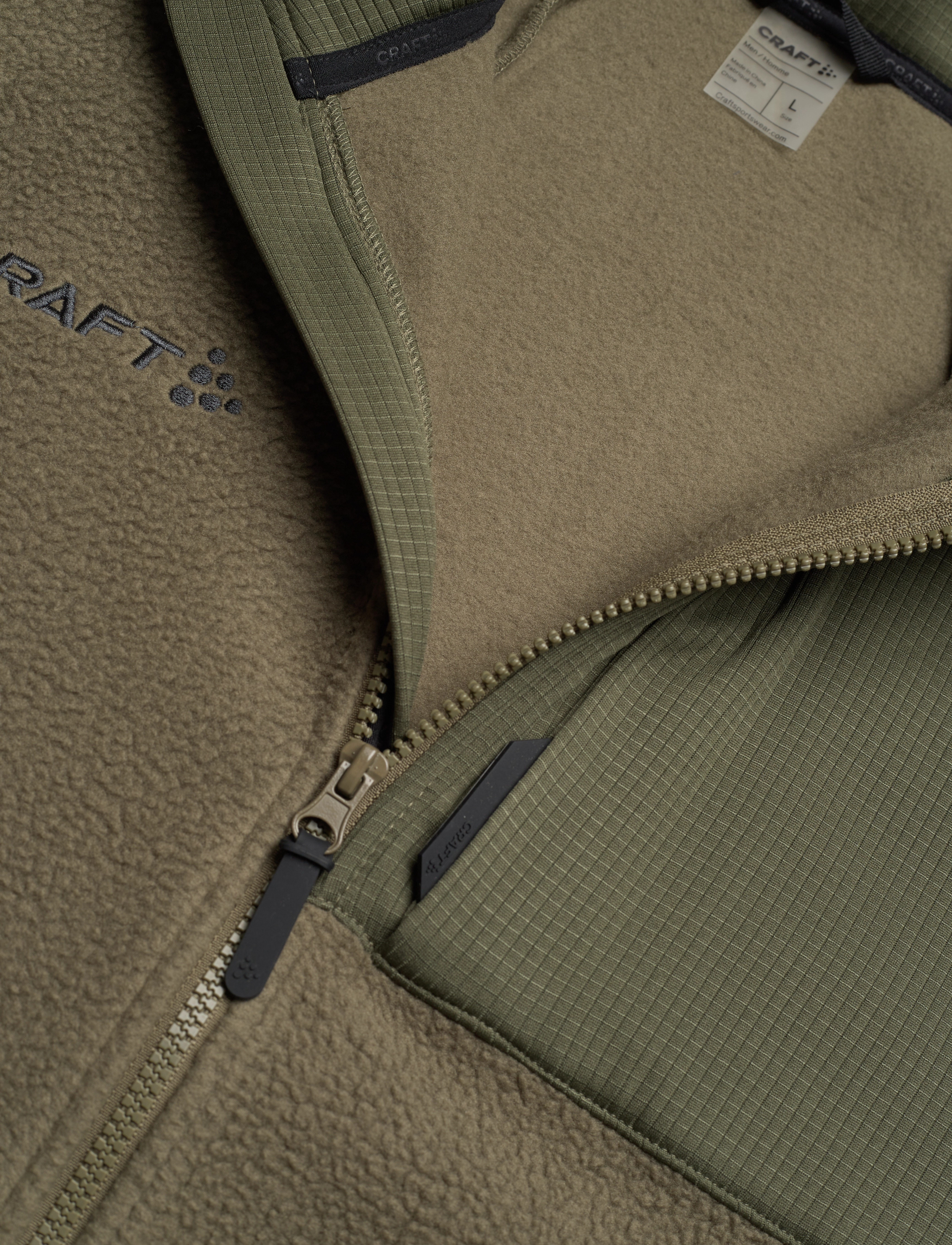 Craft - ADV EXPLORE PILE FLEECE JACKET M - fleeces & midlayers - rift - 2
