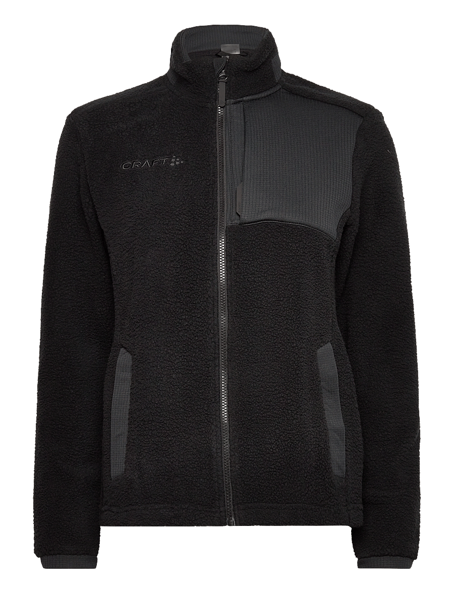 Craft - Adv Explore Pile Fleece Jacket W - Överdelar - black - 1