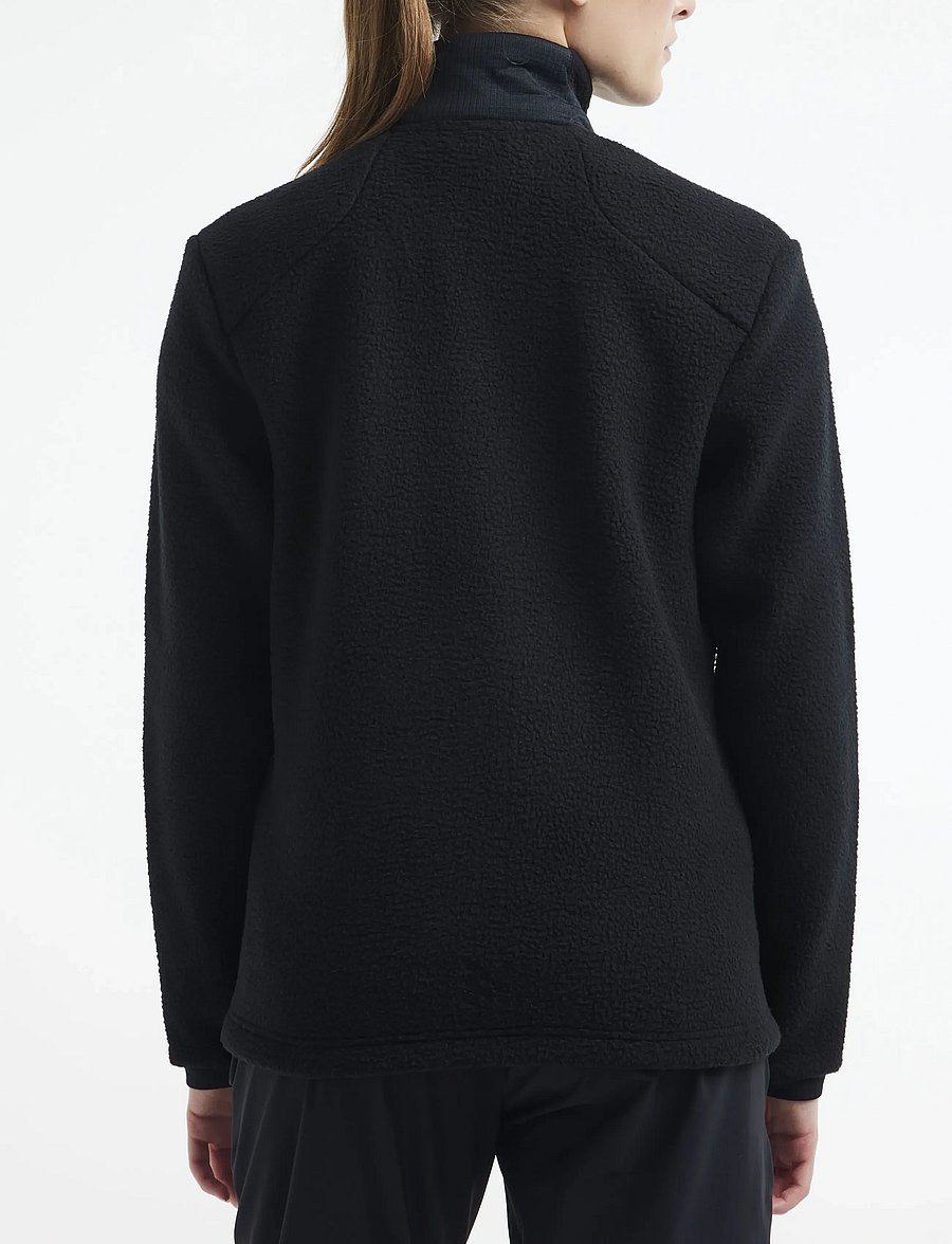 Craft - Adv Explore Pile Fleece Jacket W - Överdelar - black - 3