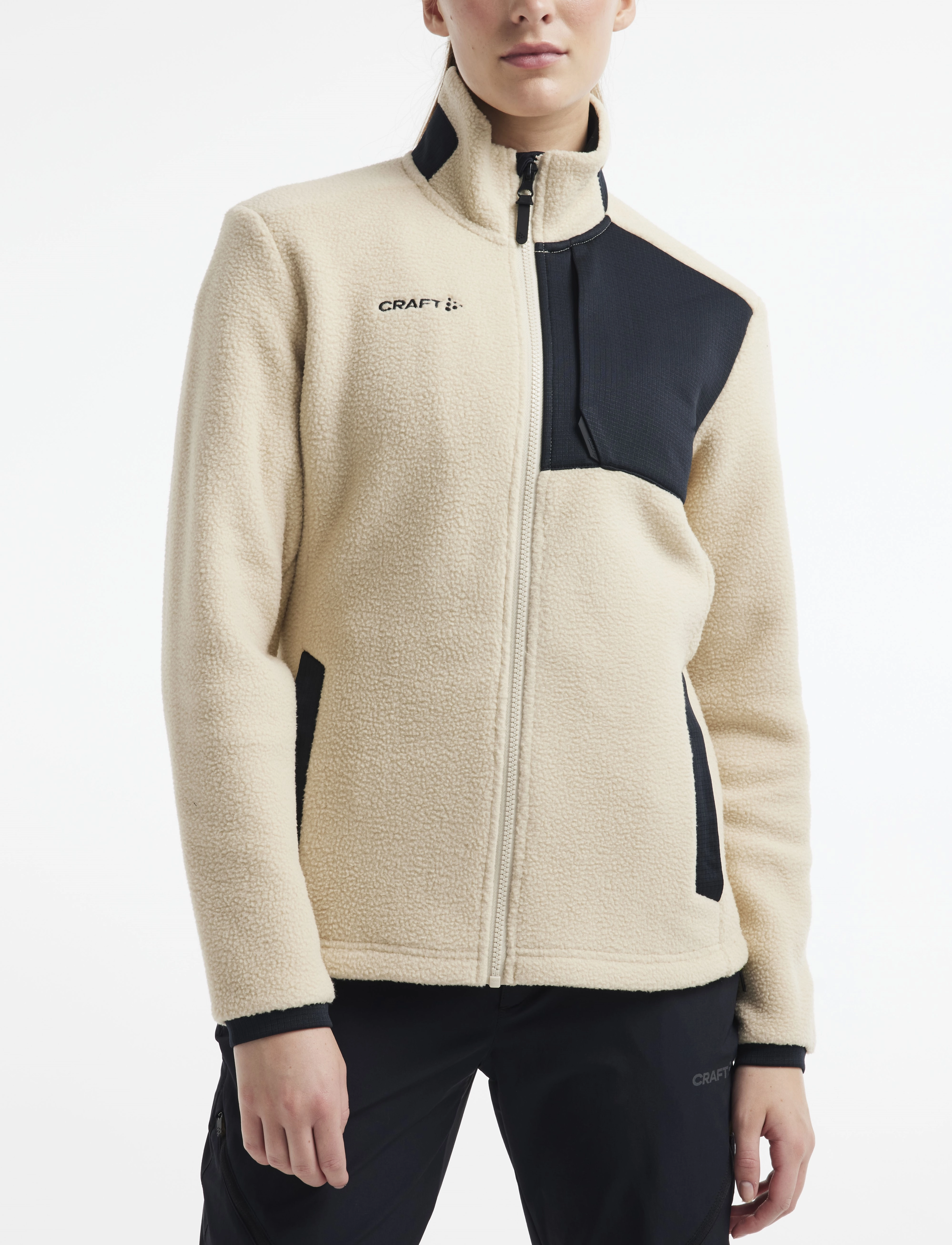 Craft Adv Explore Pile Fleece Jacket W, S, Sweatshirts & Hoodies, Mehrfarbig/gemustert - Fleeces Midlayers, Frauen