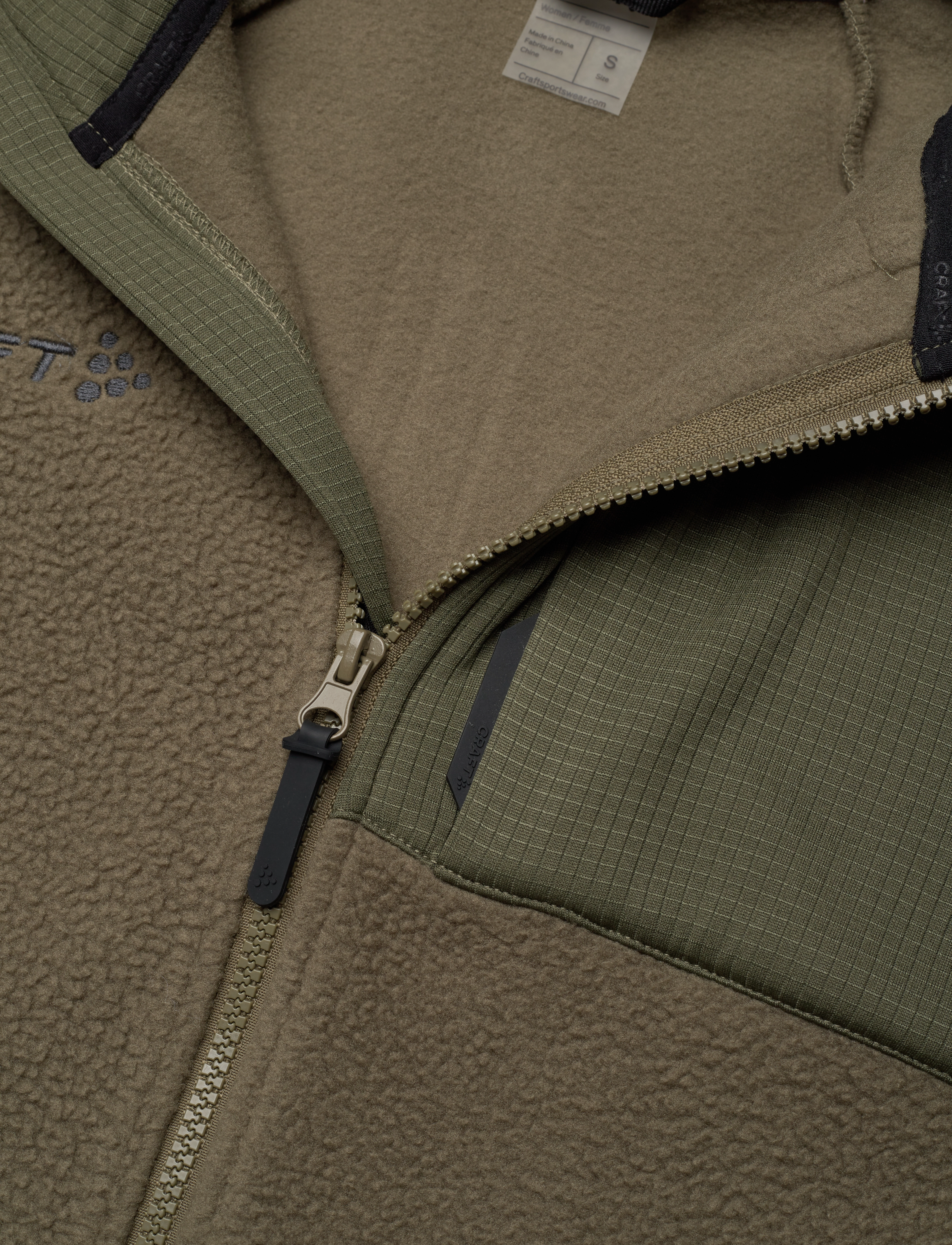 Craft - Adv Explore Pile Fleece Jacket W - alussärgid - rift - 5