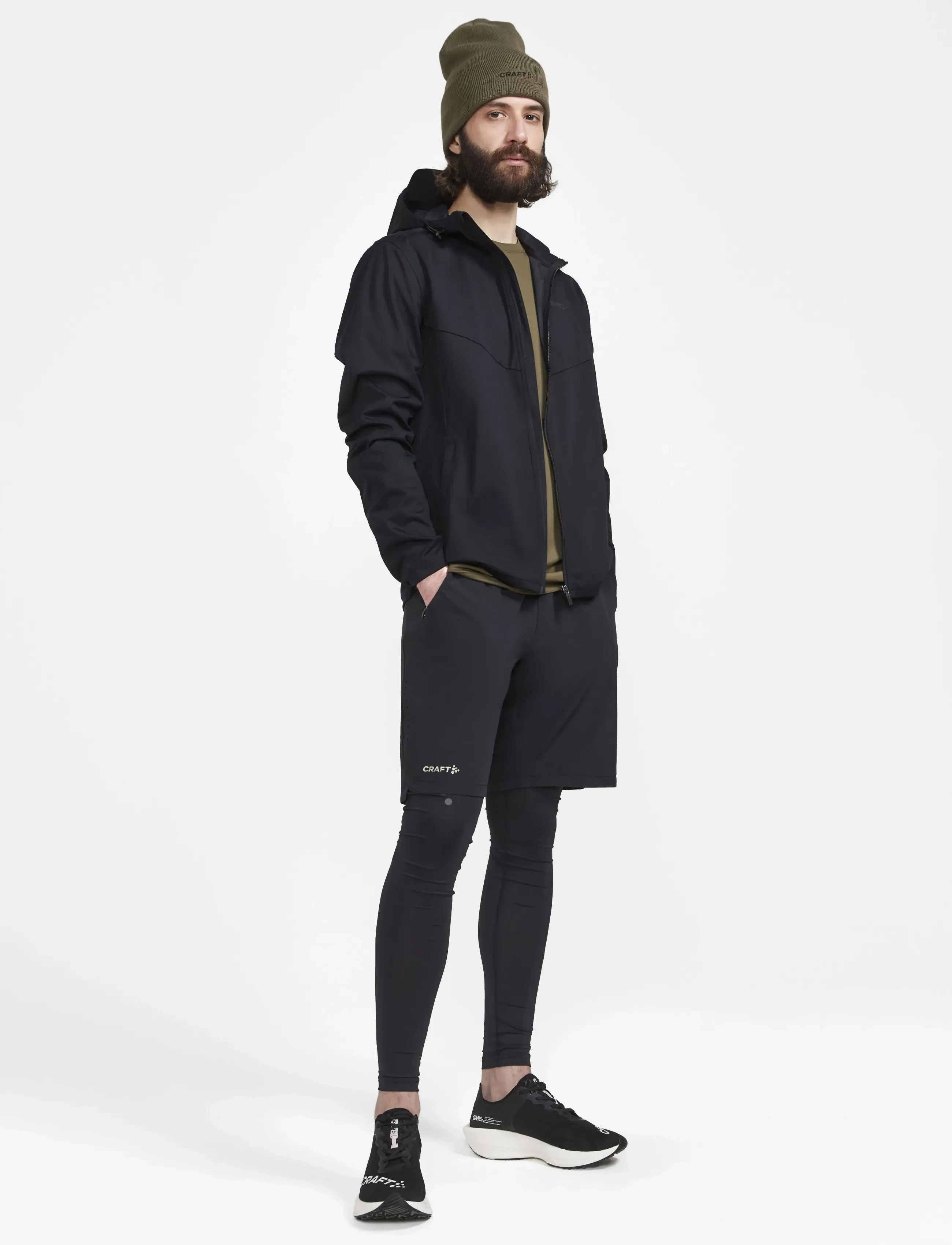 Craft Adv Essence Hydro Jacket M, XXL, Black, Sport > Sportsjakker, Herre