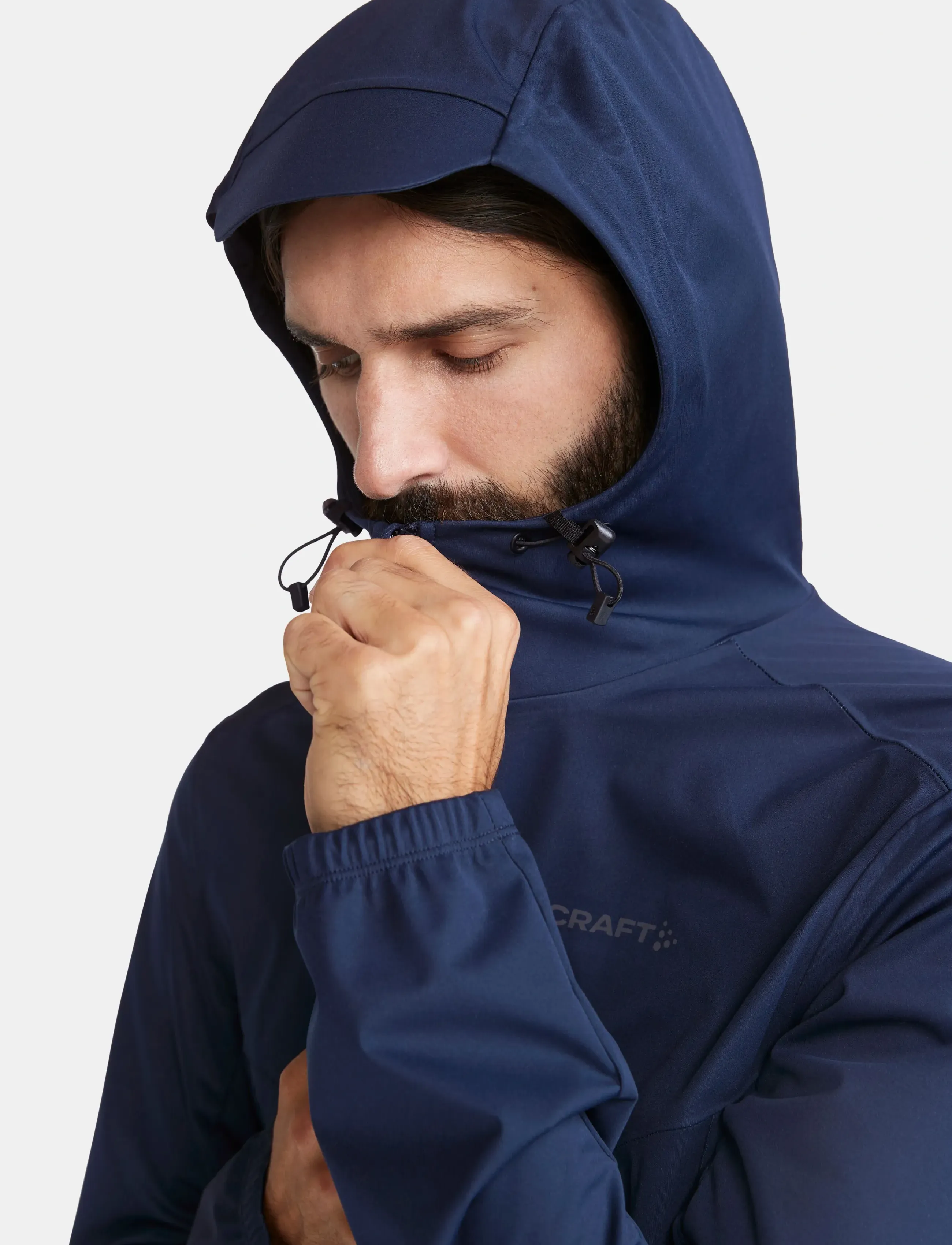 Craft - Adv Essence Hydro Jacket M - sports jackets - blaze - 5