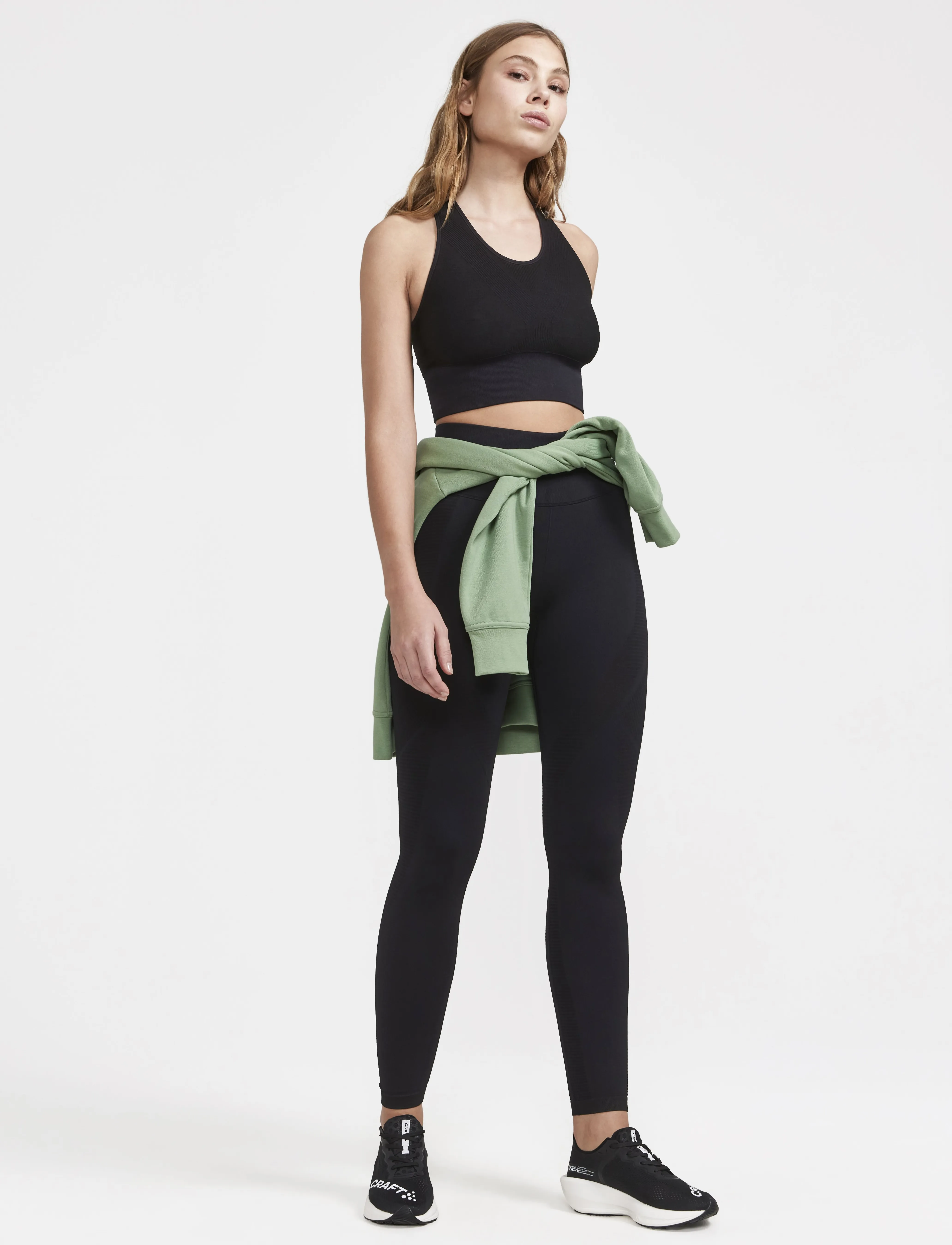 Craft - Adv Tone Seamless Tights W - visas ilgis - black - 4
