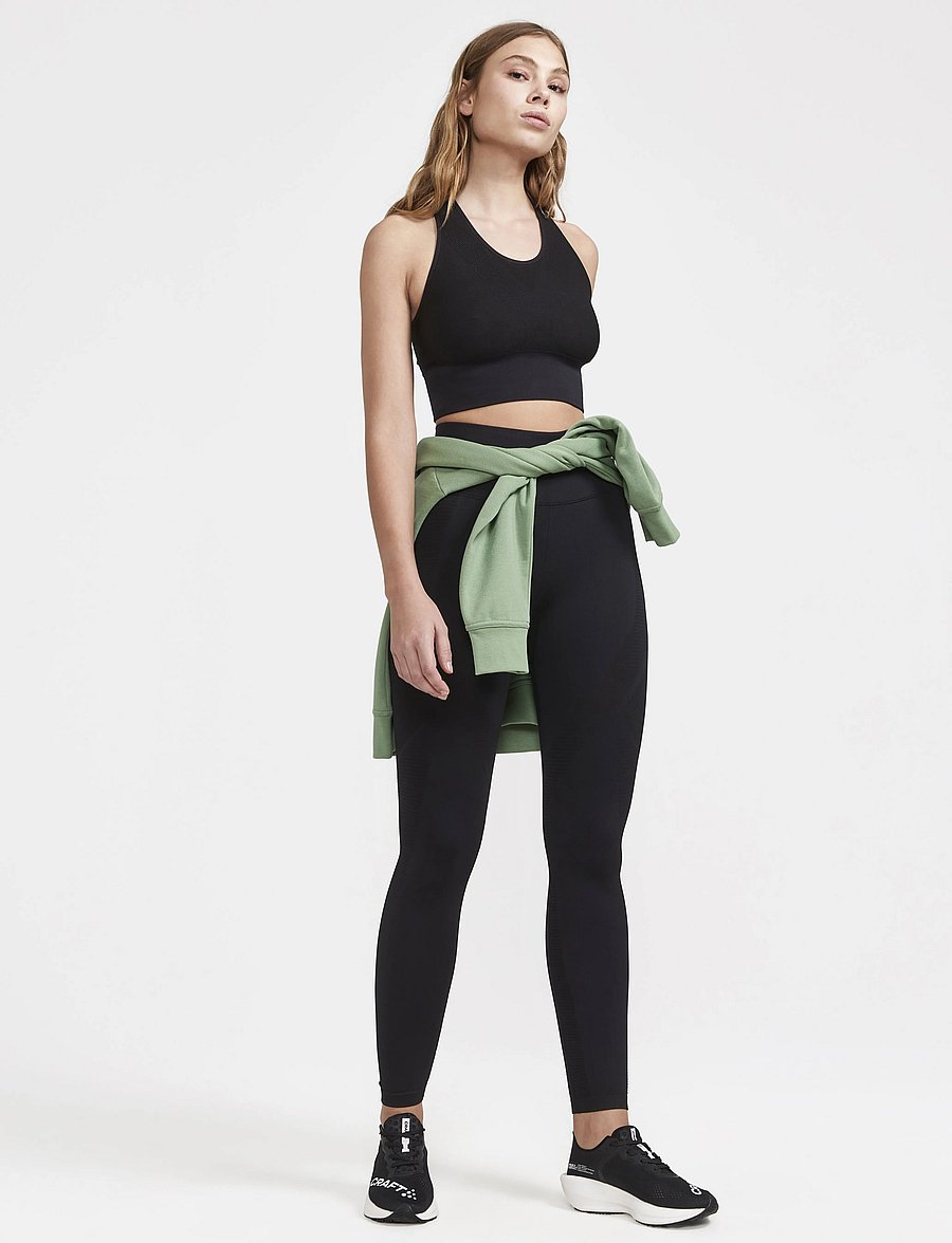 Craft - Adv Tone Seamless Tights W - visas ilgis - black - 4