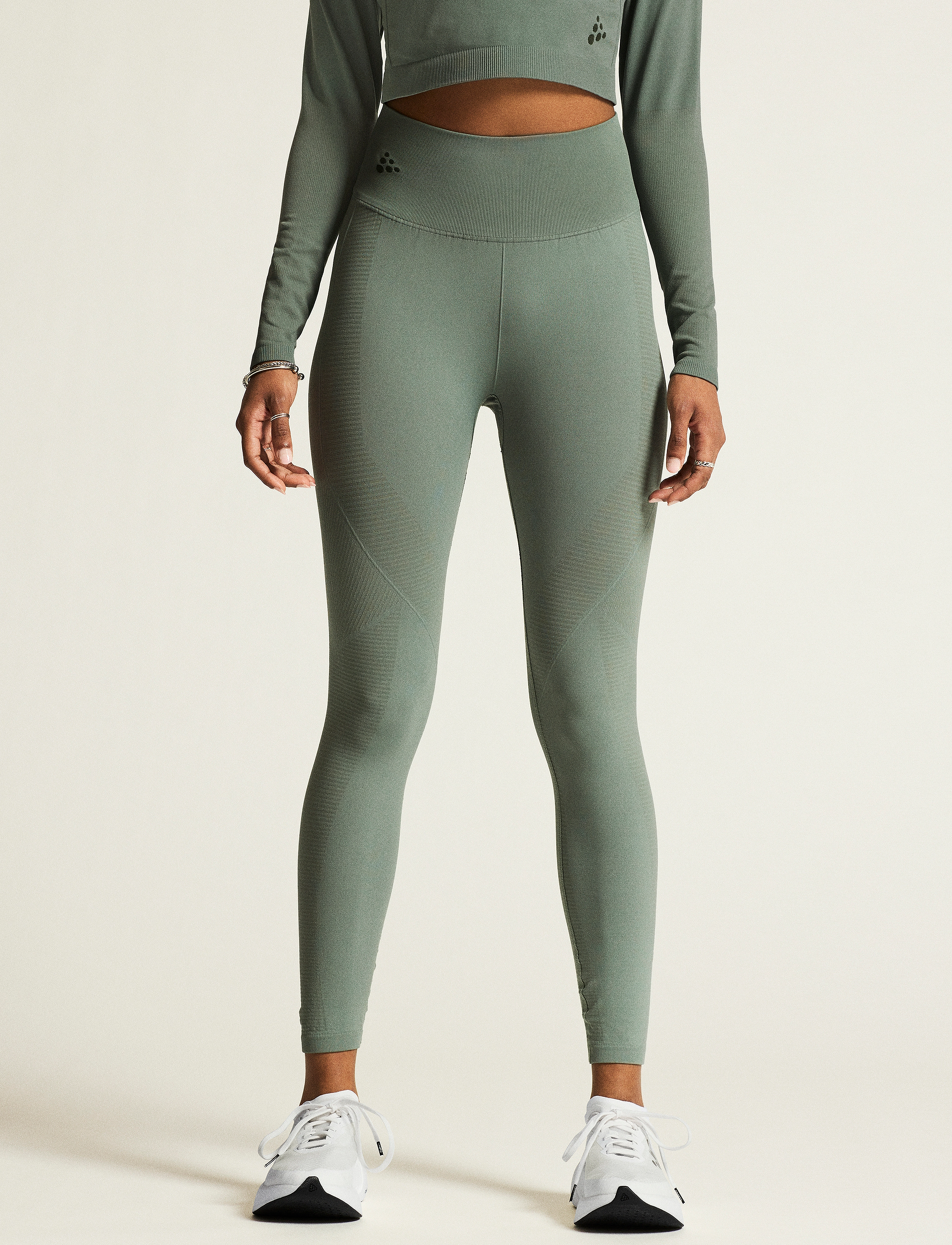 Craft Adv Tone Seamless Tights W, L/XL, Sport Tights, Grün - Frauen