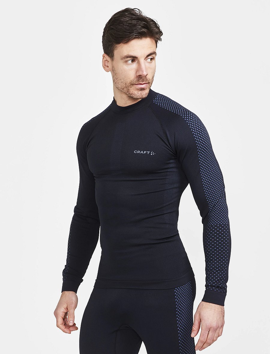 Craft - Warm Intensity LS M - baselayer overdele - black - 0