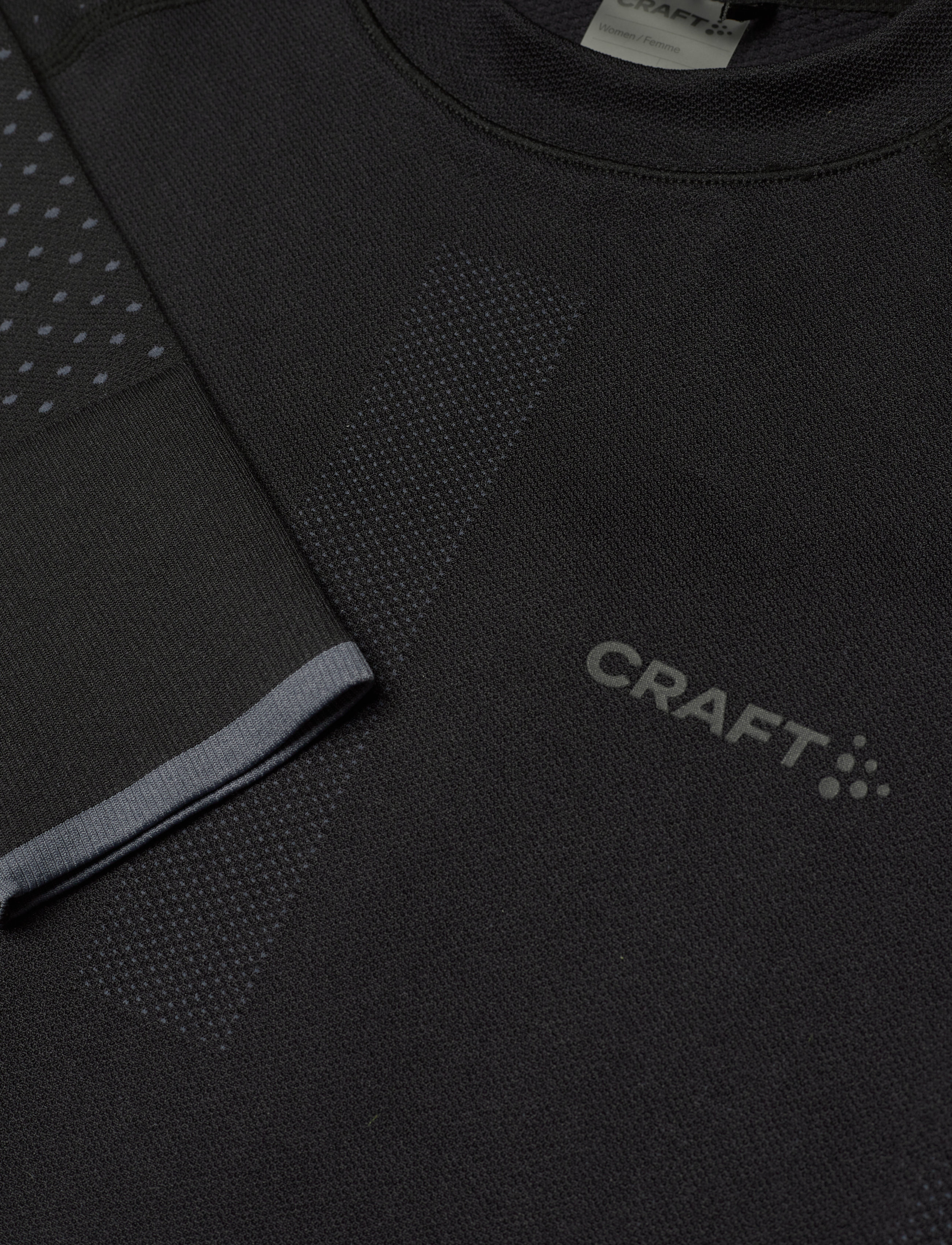 Craft - Warm Intensity LS W - aluskihina kantavad alussärgid - black - 4