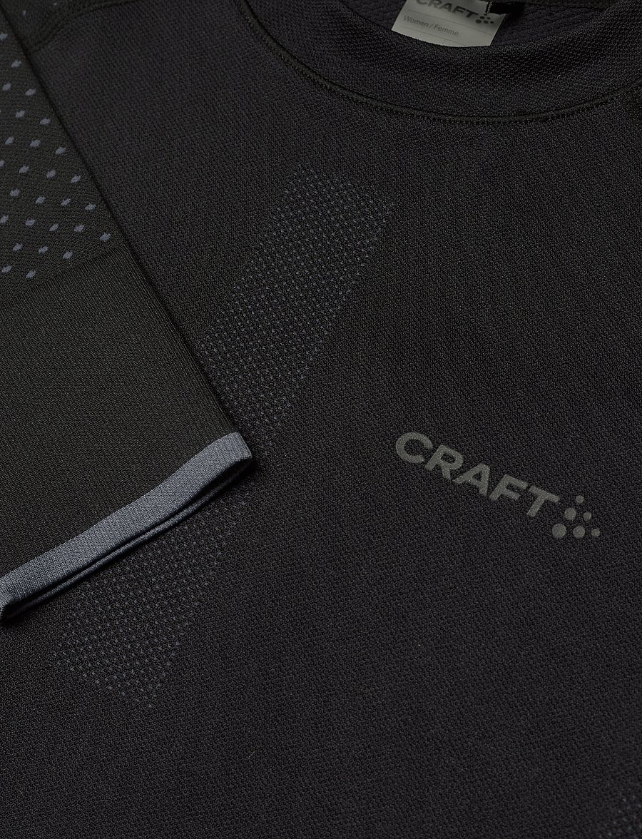 Craft - Warm Intensity LS W - aluskihina kantavad alussärgid - black - 4