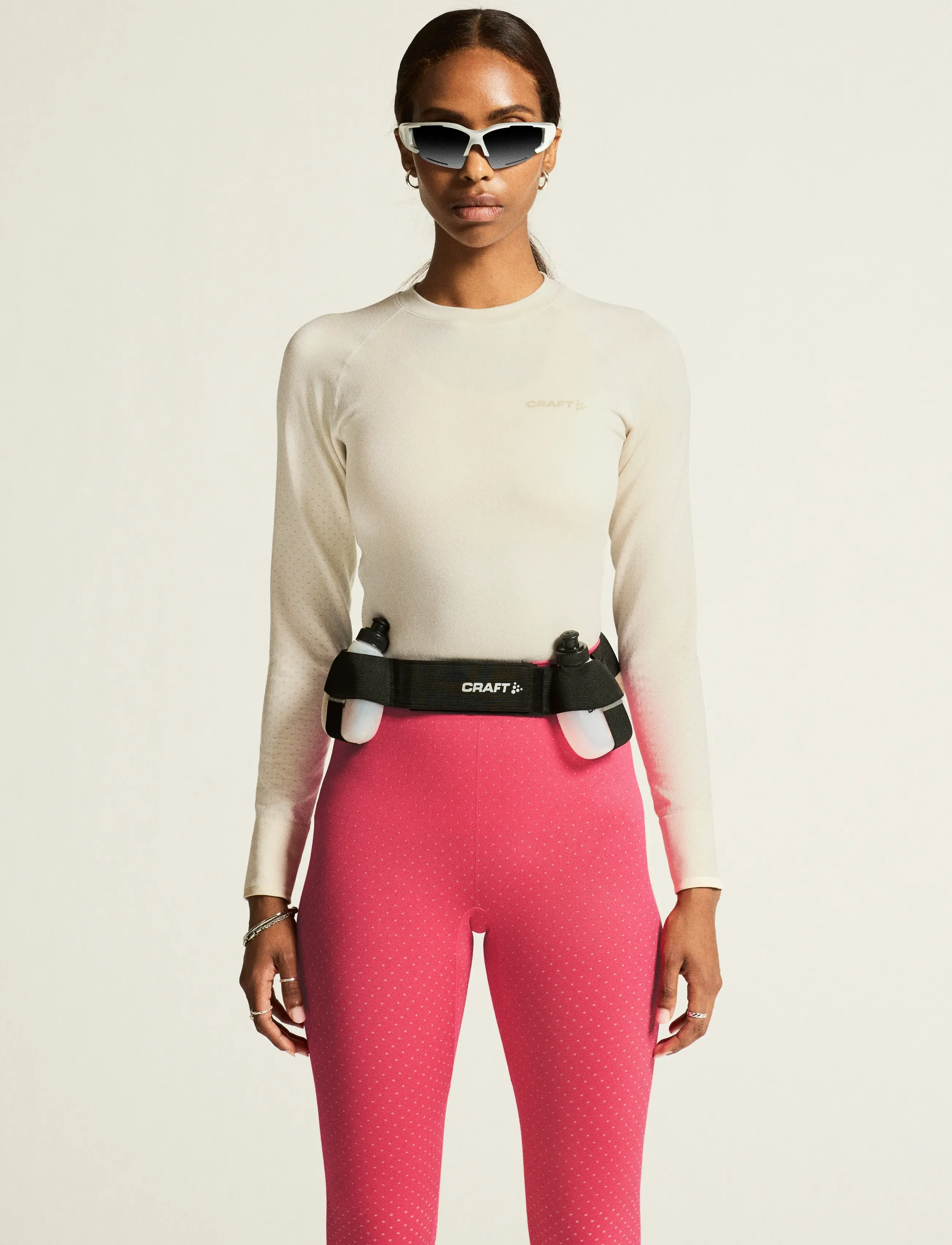 Craft Warm Intensity Ls W, L, Oberteile, Creme - Base Layer Frauen