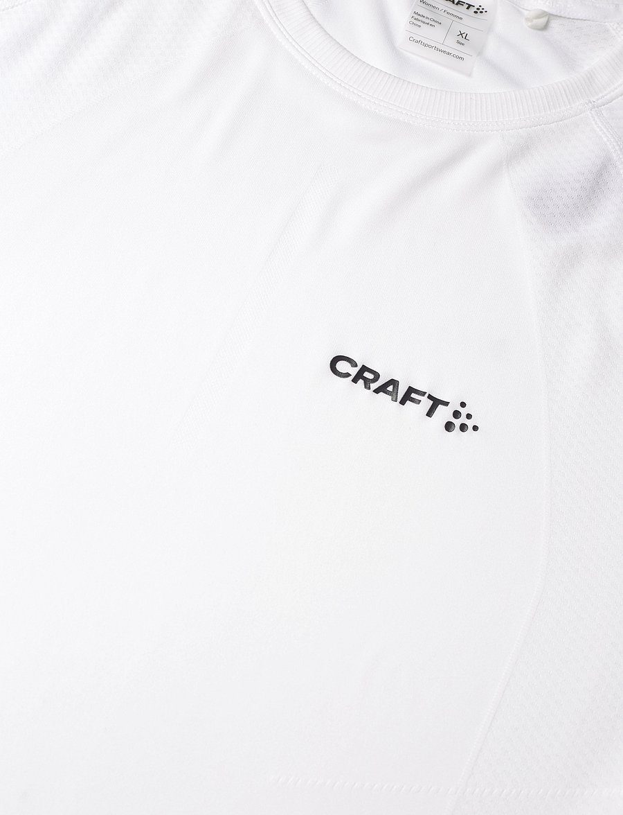 Craft - Active Cool Intensity Ss W - t-shirts - white - 4