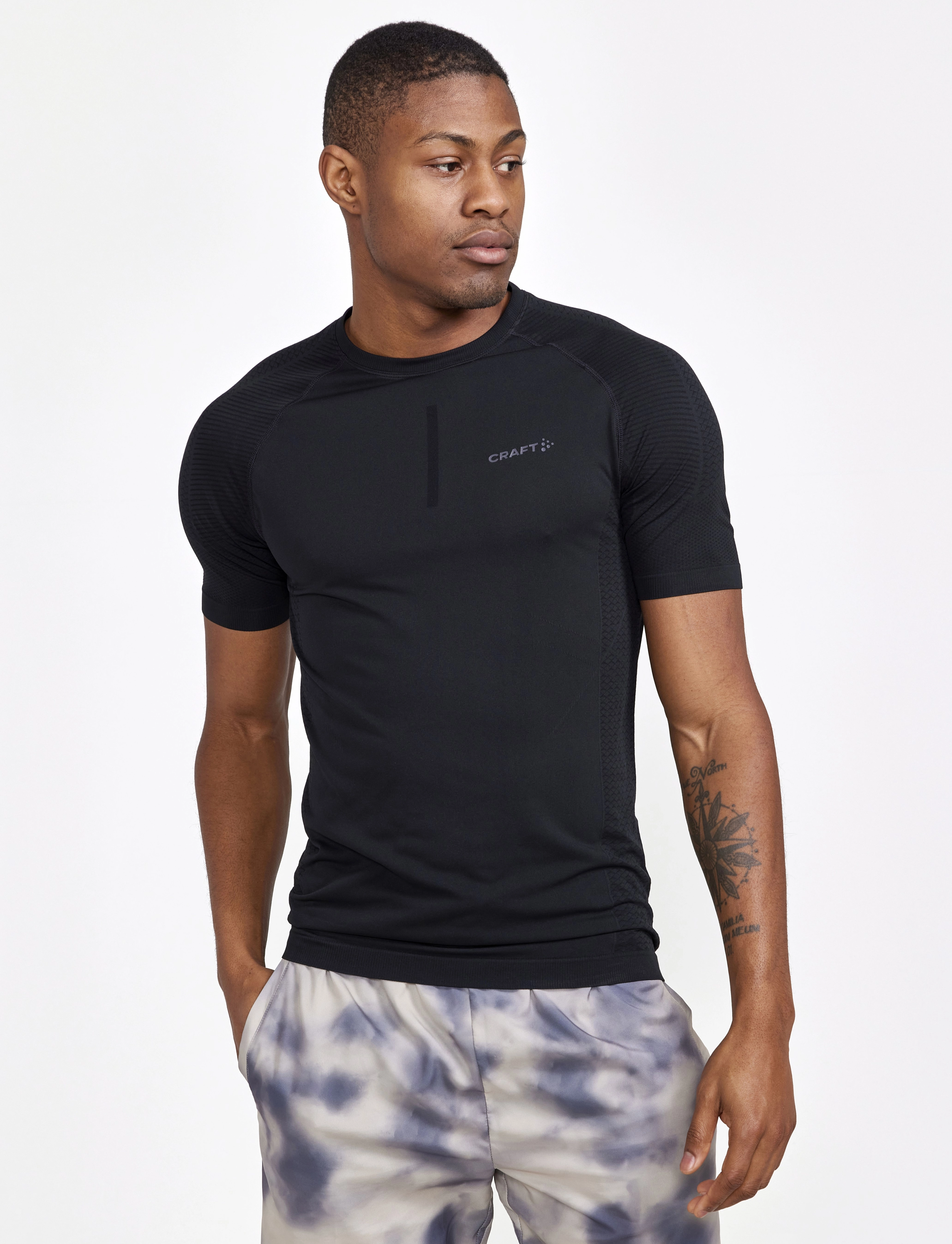 Craft Active Cool Intensity Ss Tee M, XXL, T-shirts, Schwarz - Short-sleeved, Männerswear