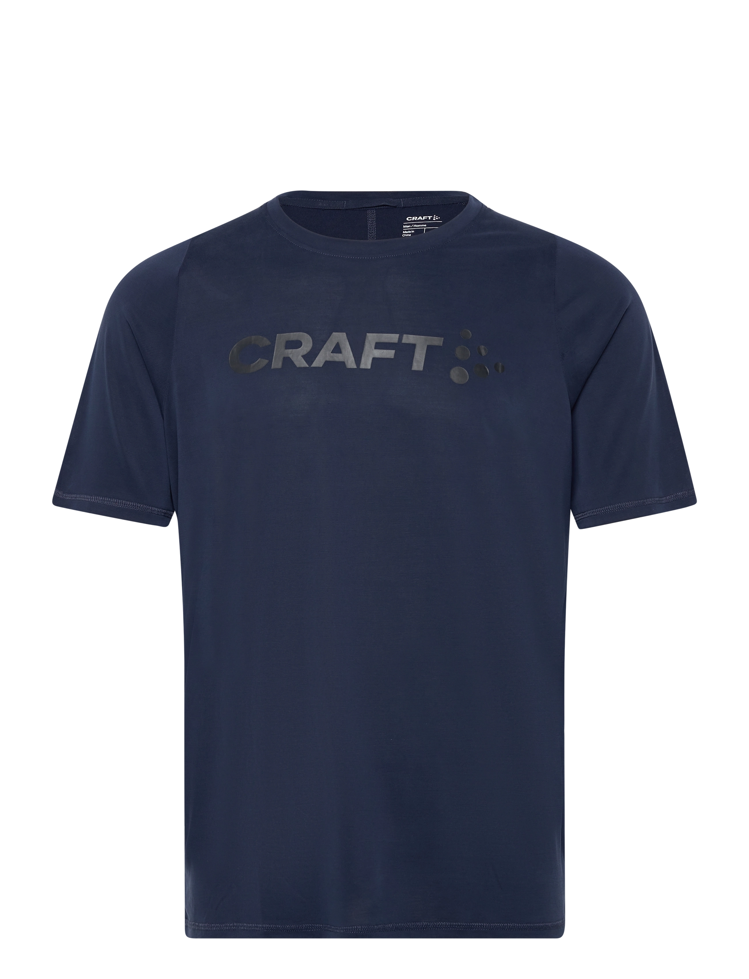 Craft Collective Bi-Blend Ss Tee M - Oberteile & T-Shirts - BLAZE / navy