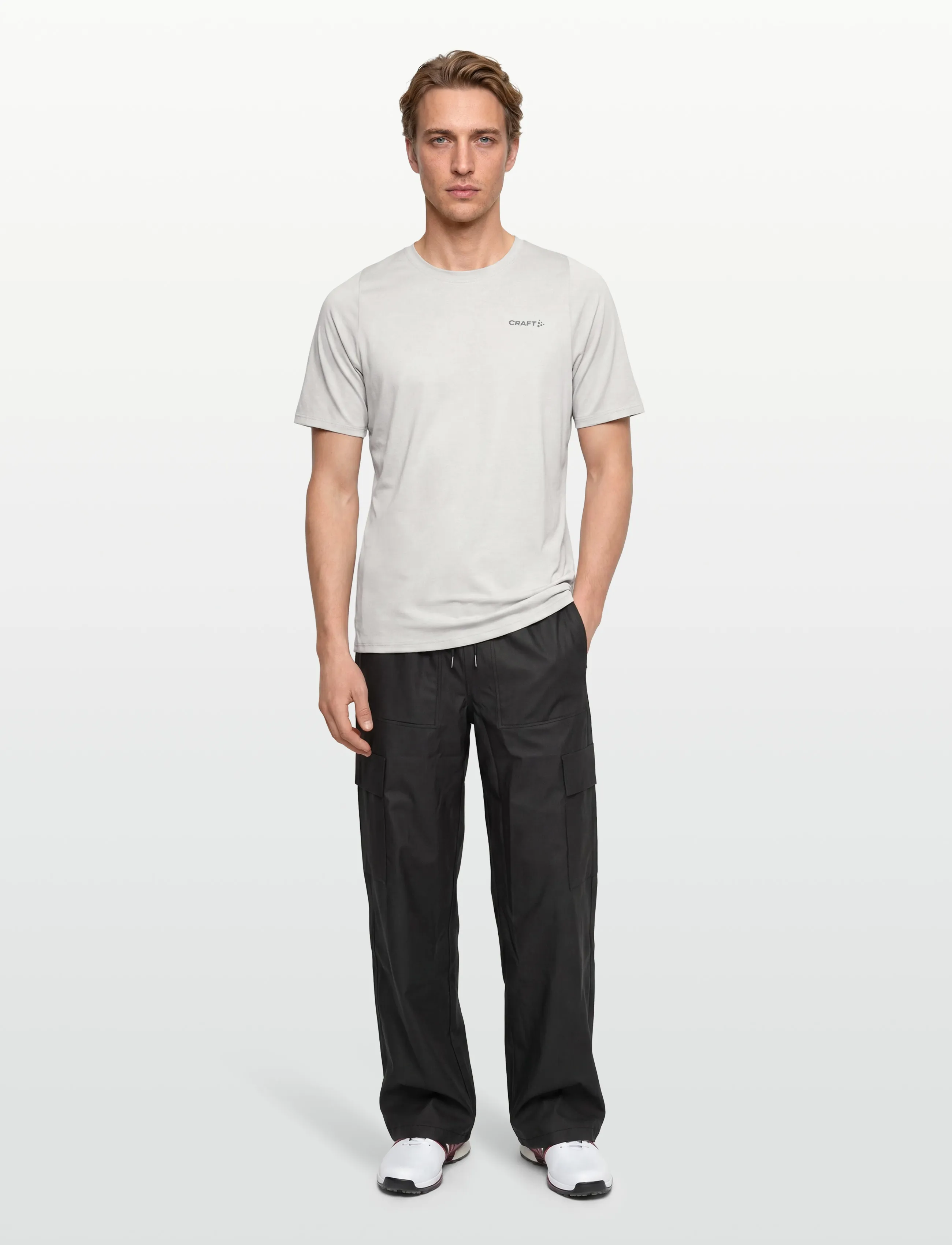 Craft Collective Bi-Blend Ss Tee M, XXL, T-shirts, Creme - Short-sleeved, Männerswear