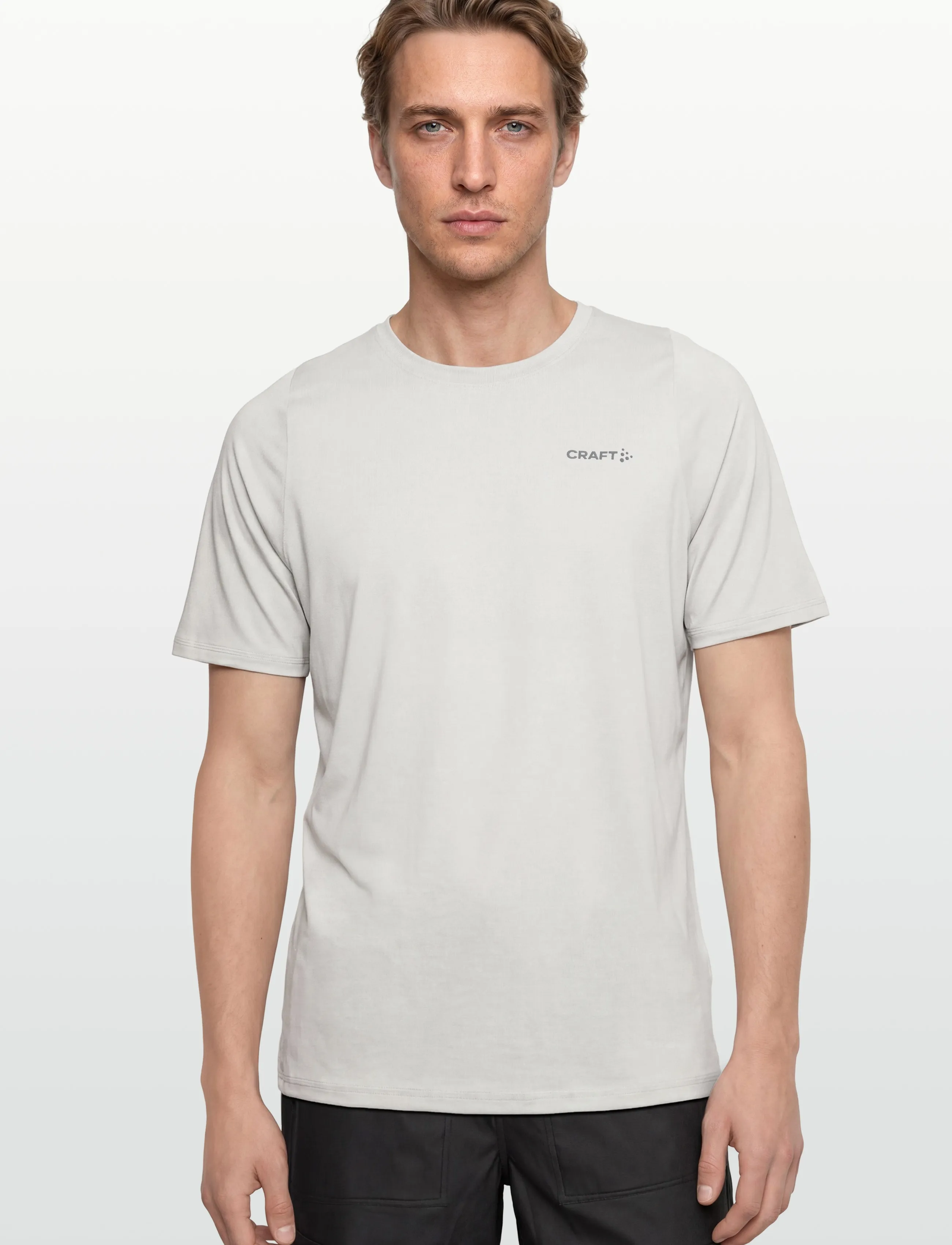 Craft - Collective Bi-Blend Ss Tee M - die niedrigsten preise - cloud - 3