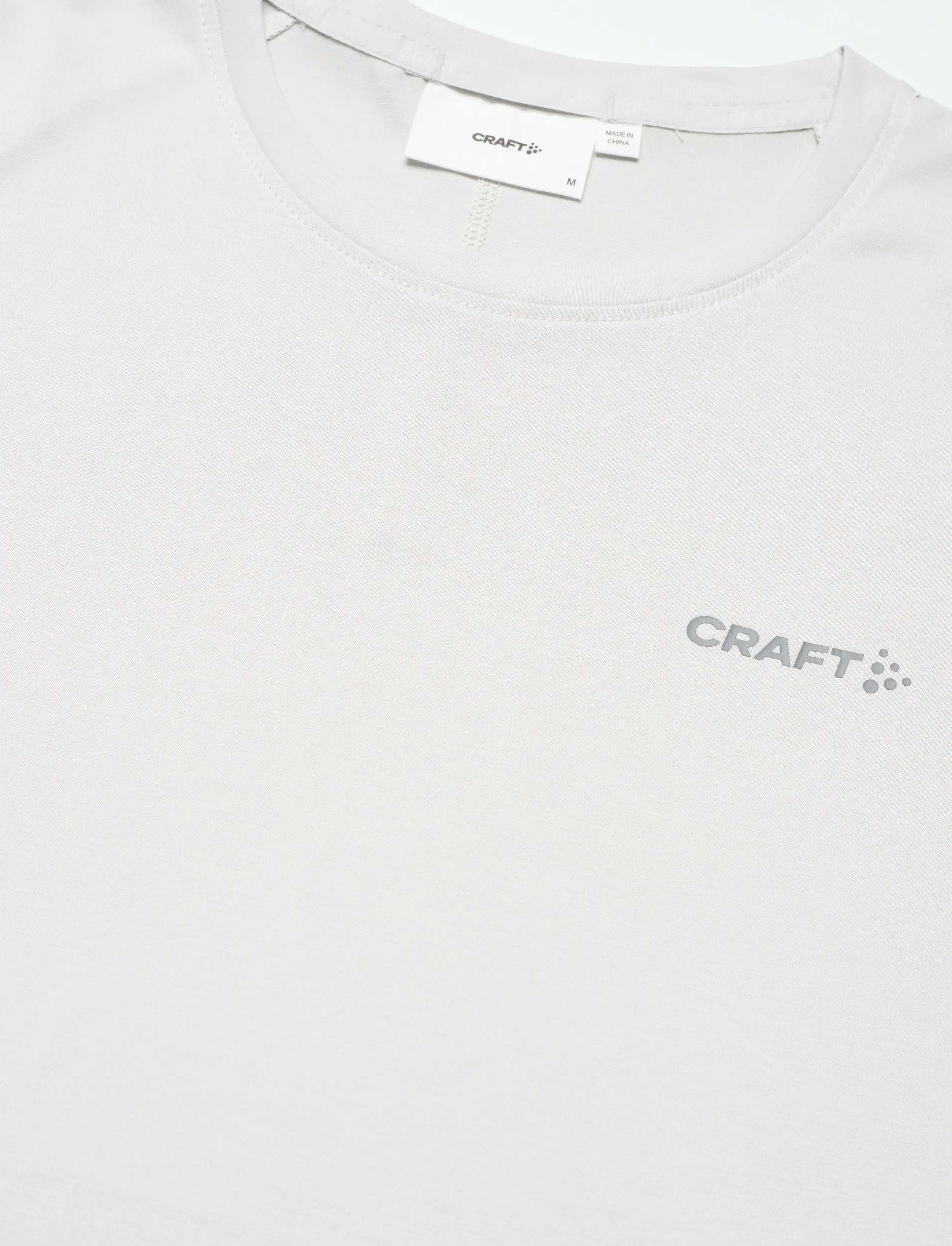 Craft - Collective Bi-Blend Ss Tee M - t-shirts - cloud - 2