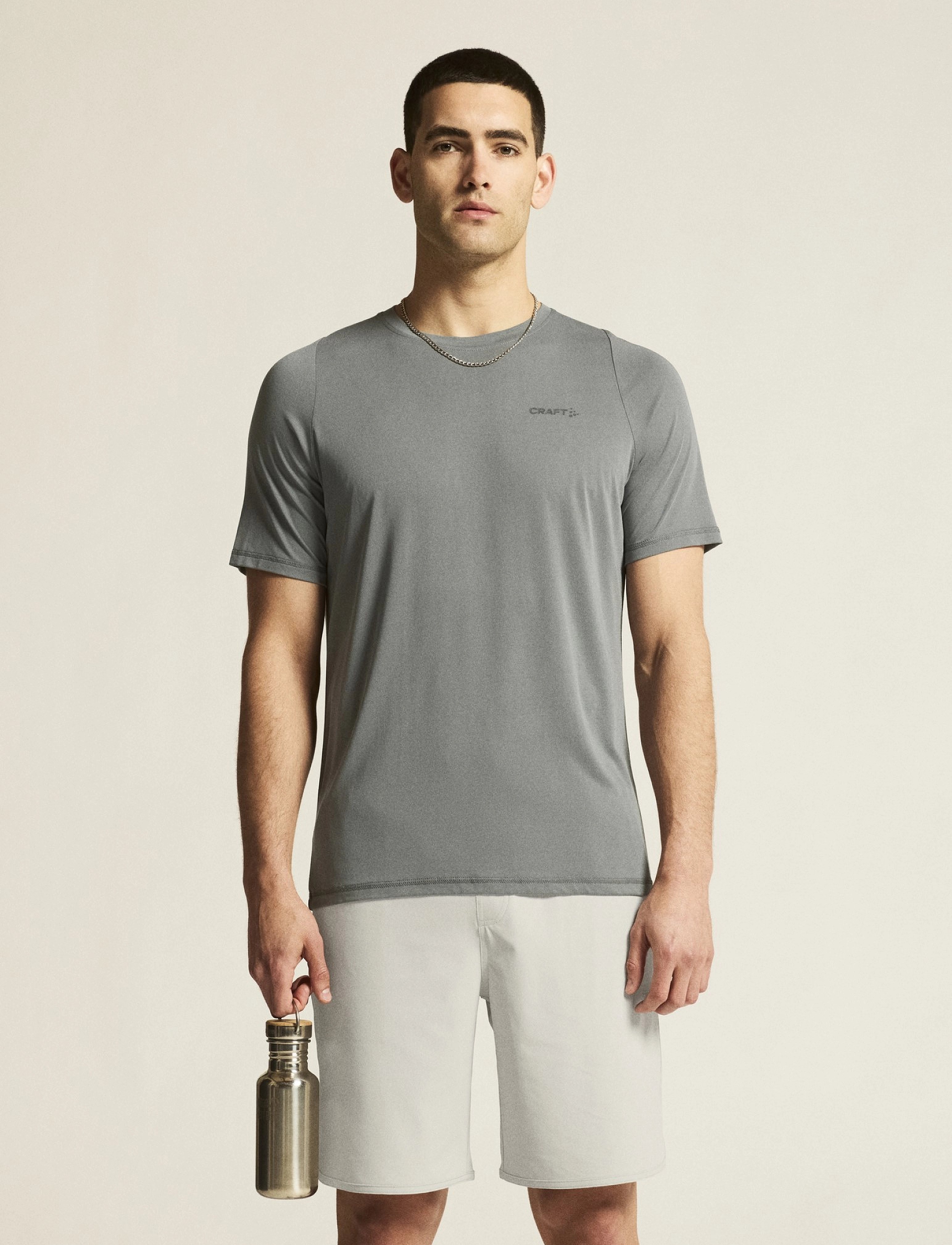 Craft - Collective Bi-Blend Ss Tee M - t-shirts - leaf - 0
