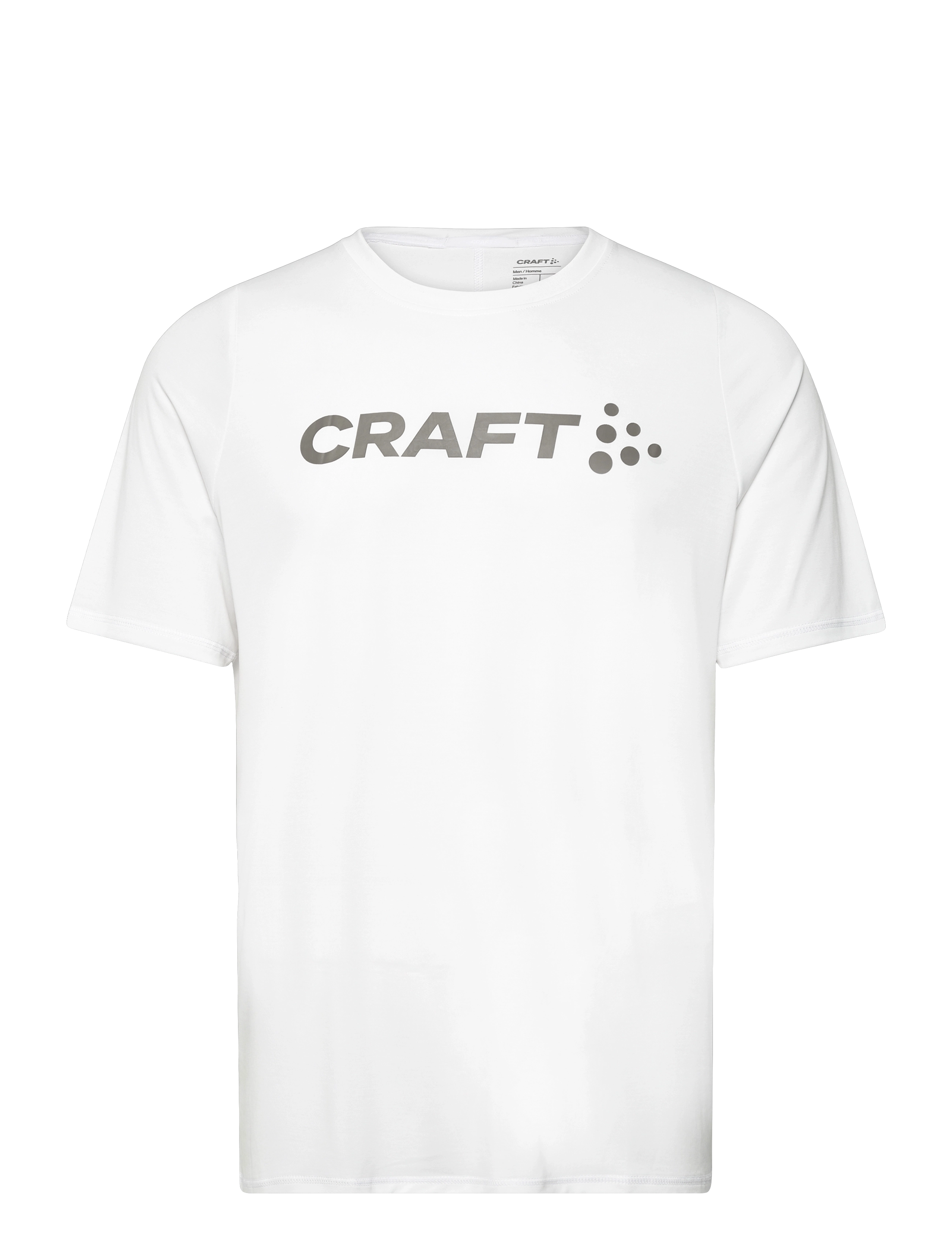 Collective Bi-Blend Ss Tee M - WHITE/CLAY