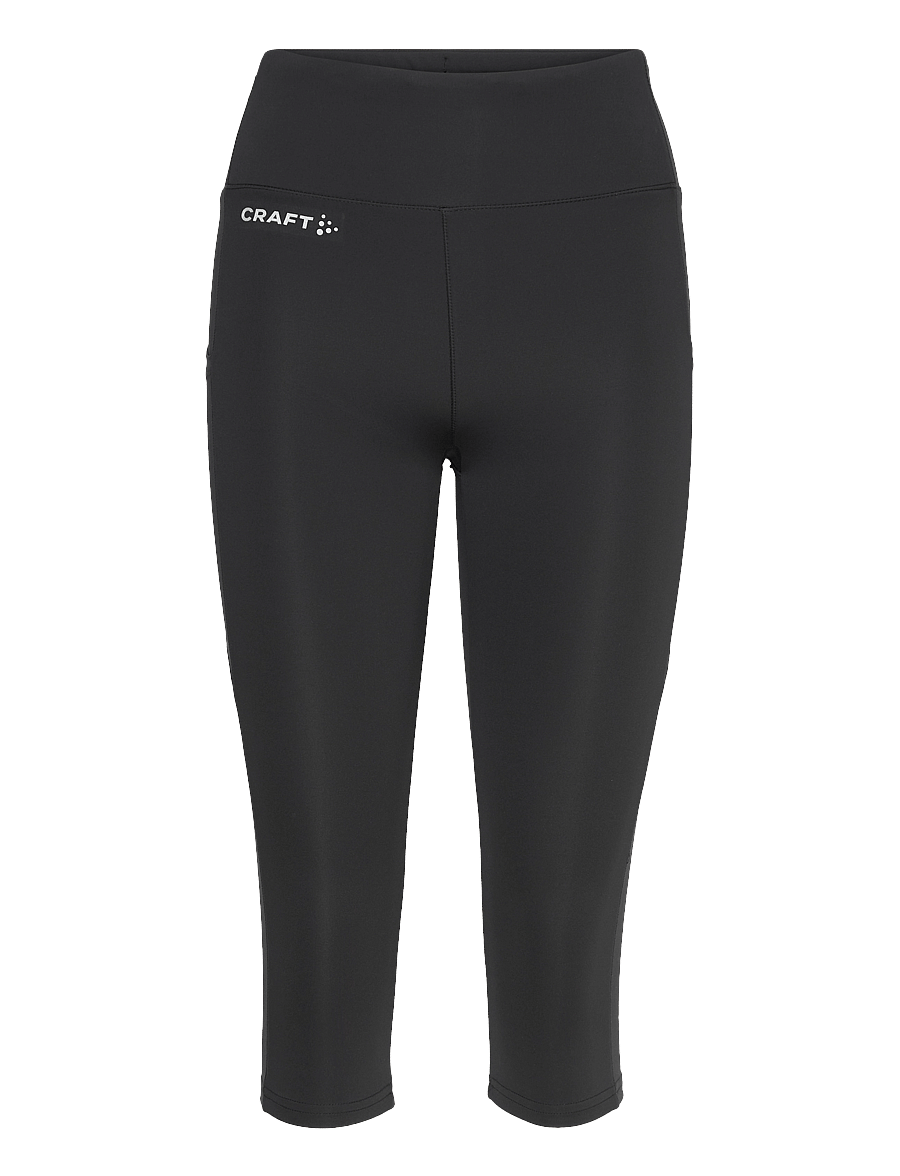 Craft - Adv Essence Capri Tights 2 W - jooksuretuusid - black - 1