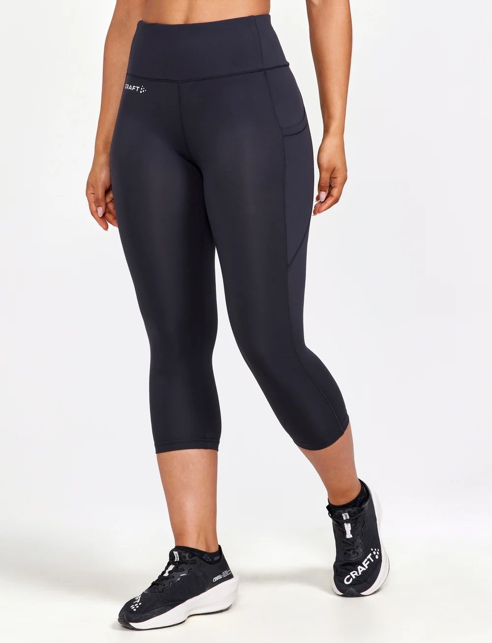 Craft - Adv Essence Capri Tights 2 W - trainingstights - black - 0