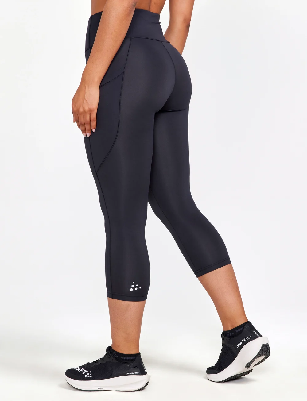 Craft - Adv Essence Capri Tights 2 W - trainingstights - black - 3