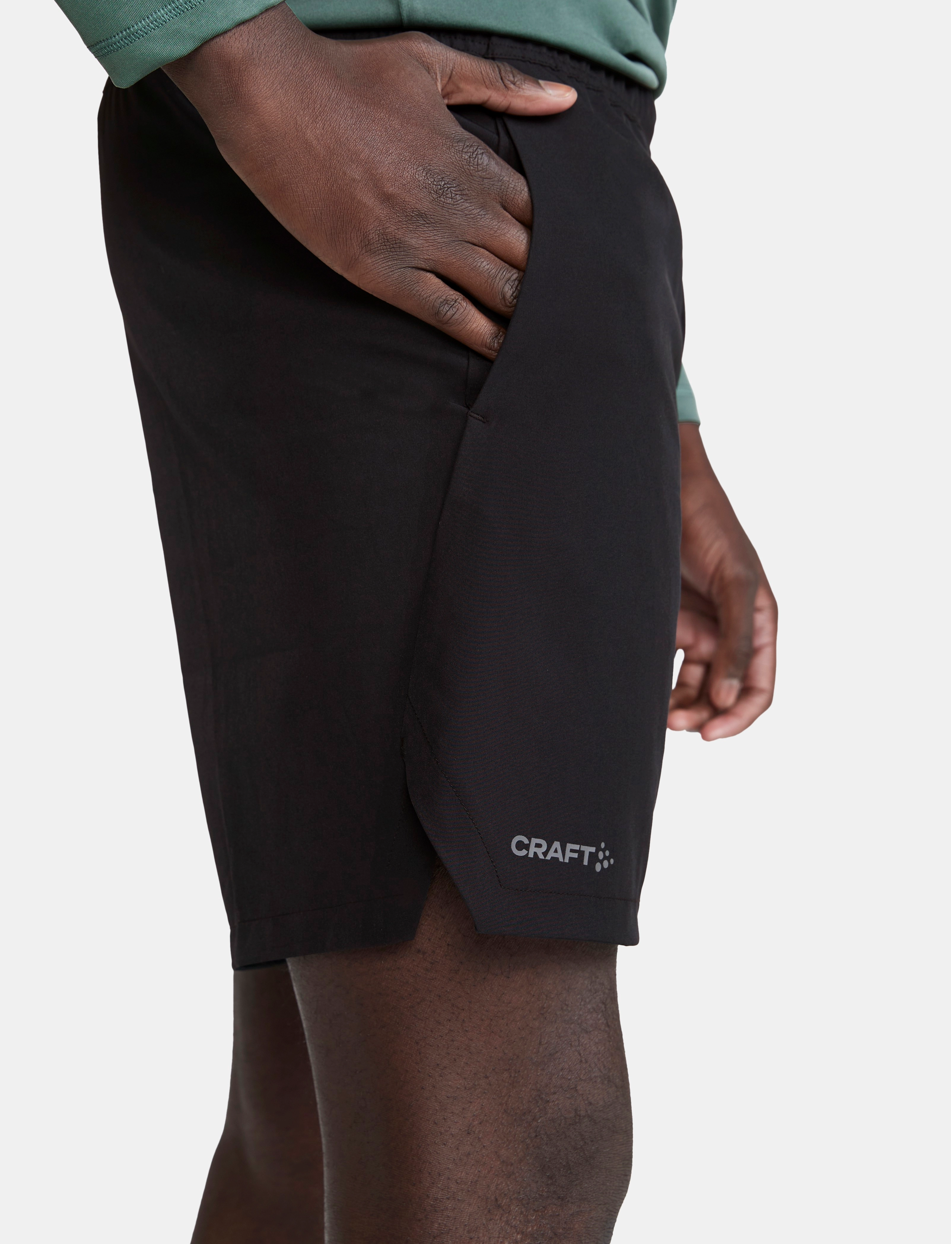 Craft - Adv Essence 6" Woven Shorts M - black/black - 4