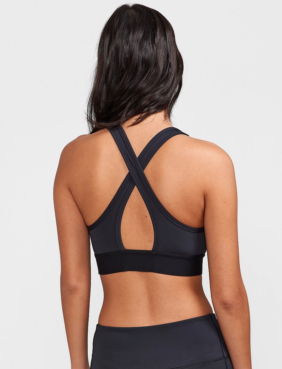 Craft - Training Bra Padded W - sport brjóstahaldarar: miðlungs stuðningur - black - 3