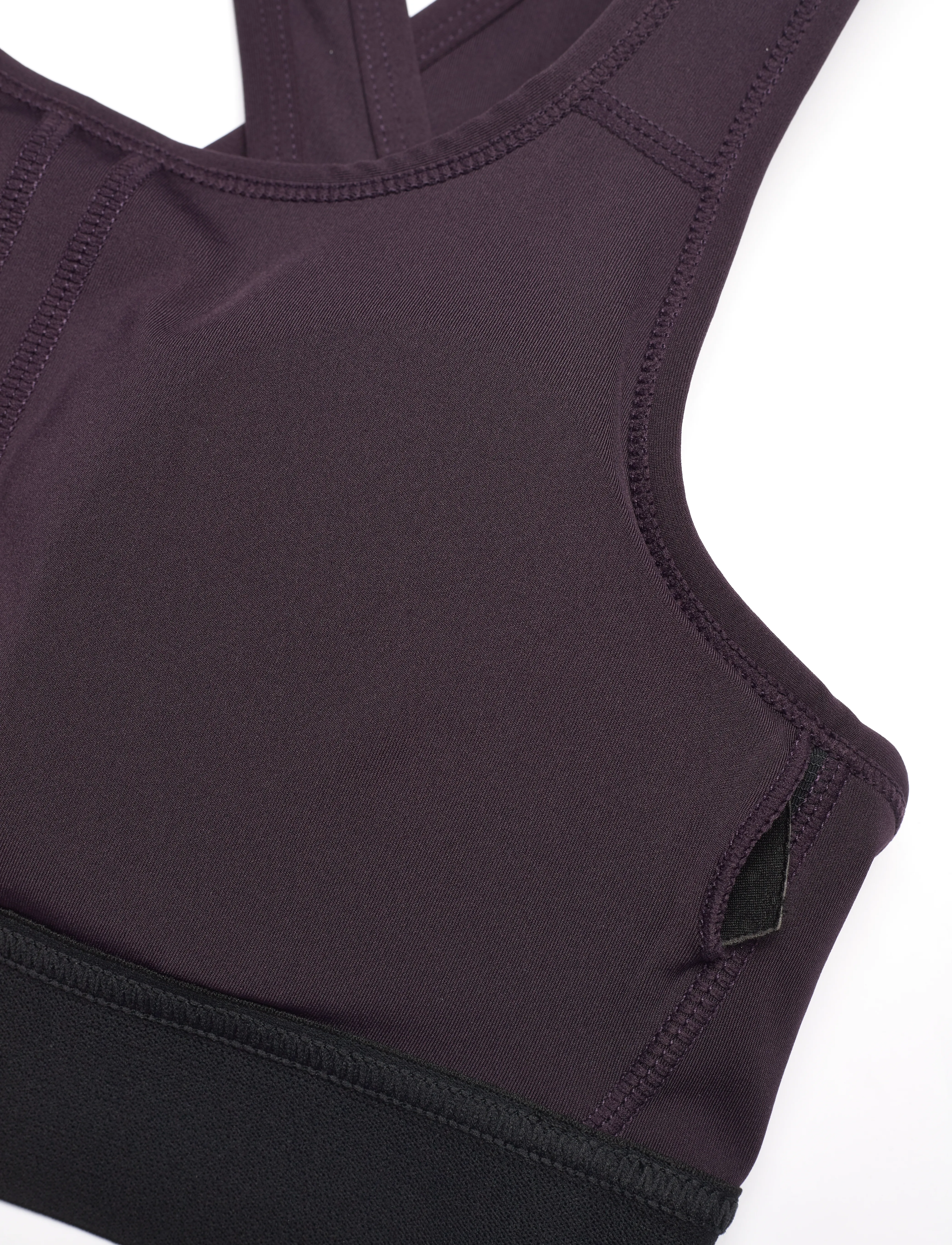 Craft - Training Bra Padded W - medium support - dk plum - 4
